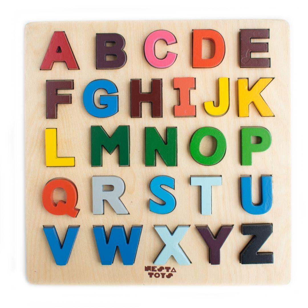 Alphabet Blocks Learning Puzzle - Totdot