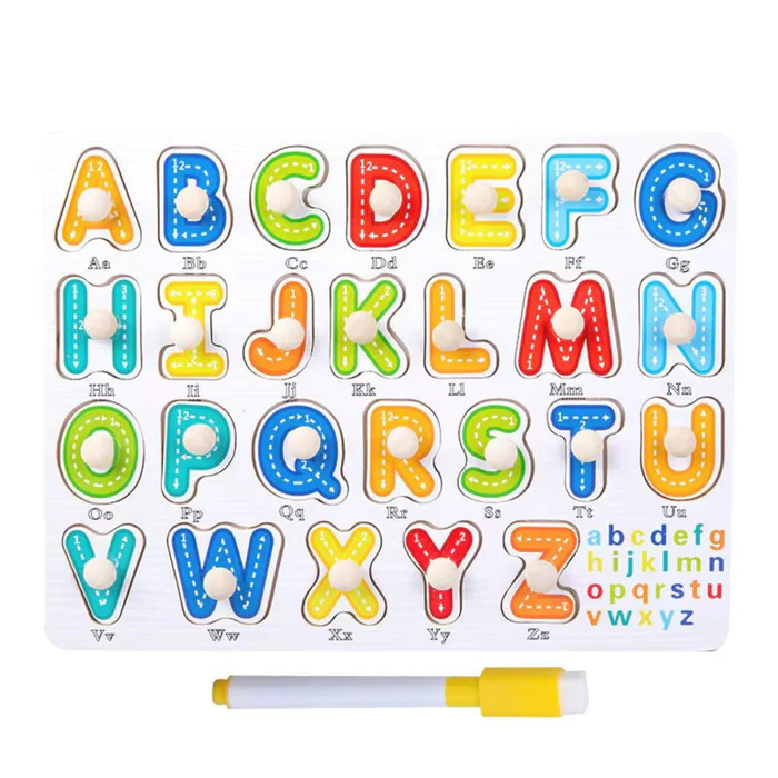 '-Alphabet Knob Puzzle