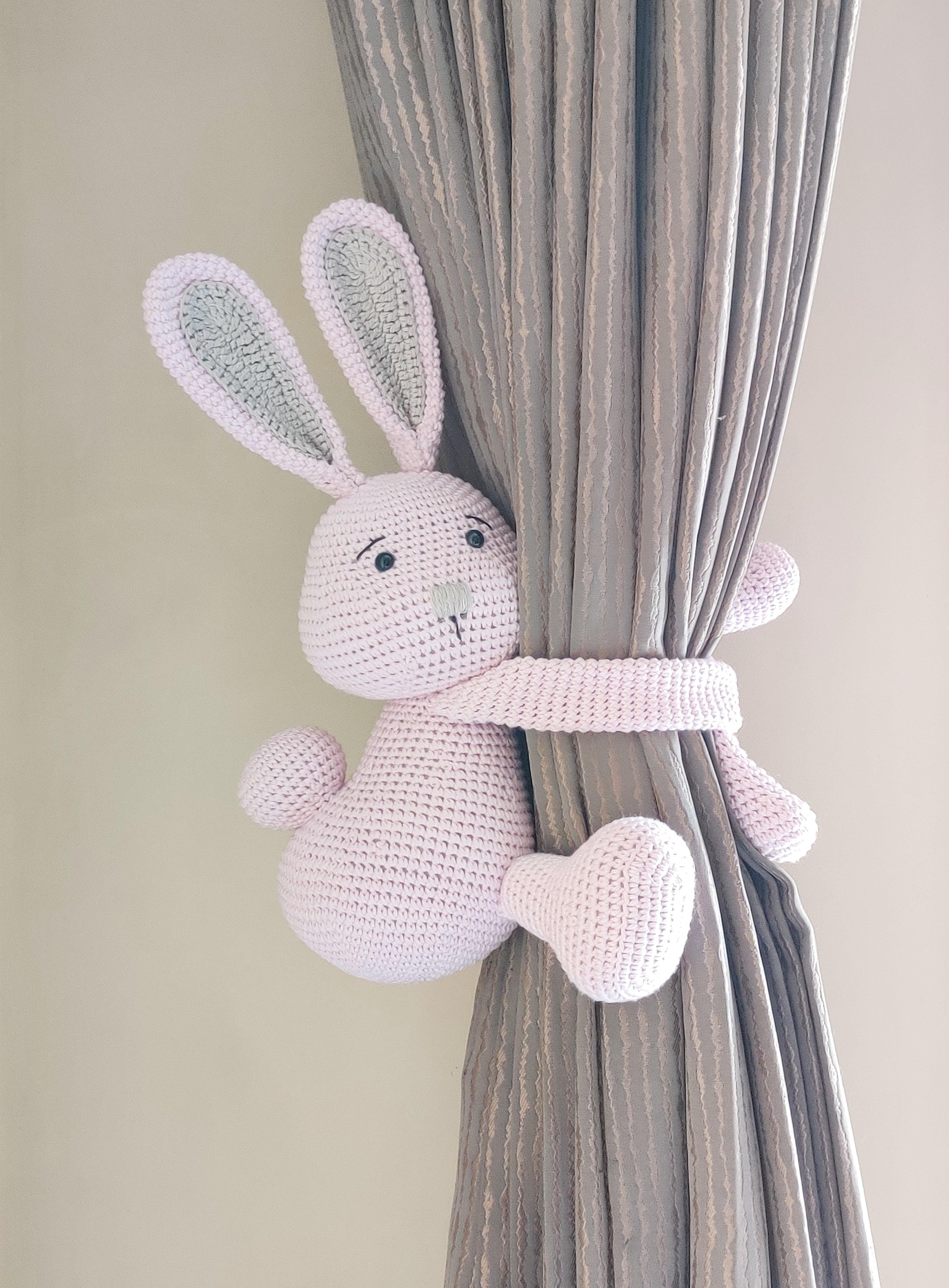 Animal - Bunny Curtain Tie/ Crochet Toy - Totdot