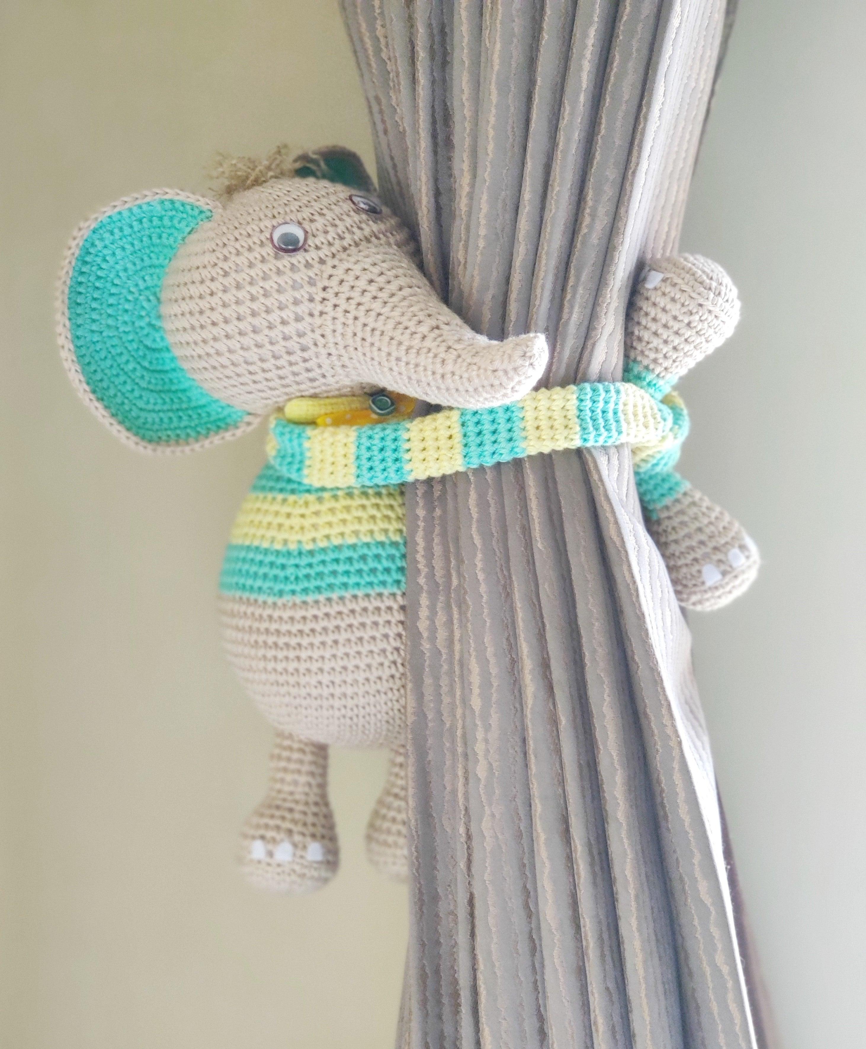 Animal - Bunny Curtain Tie/ Crochet Toy - Totdot