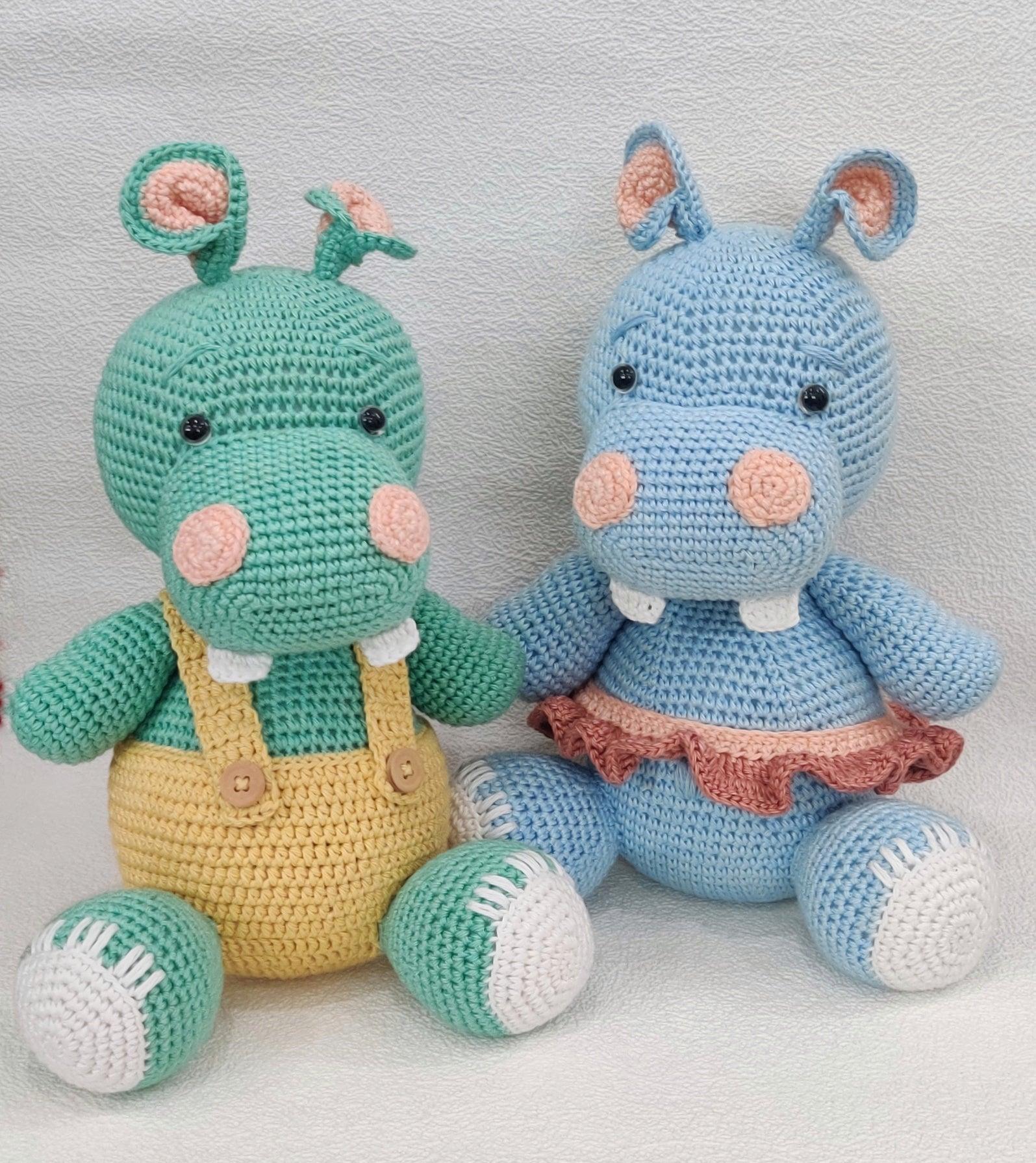 Animal - Hippo Crochet Toy - Totdot