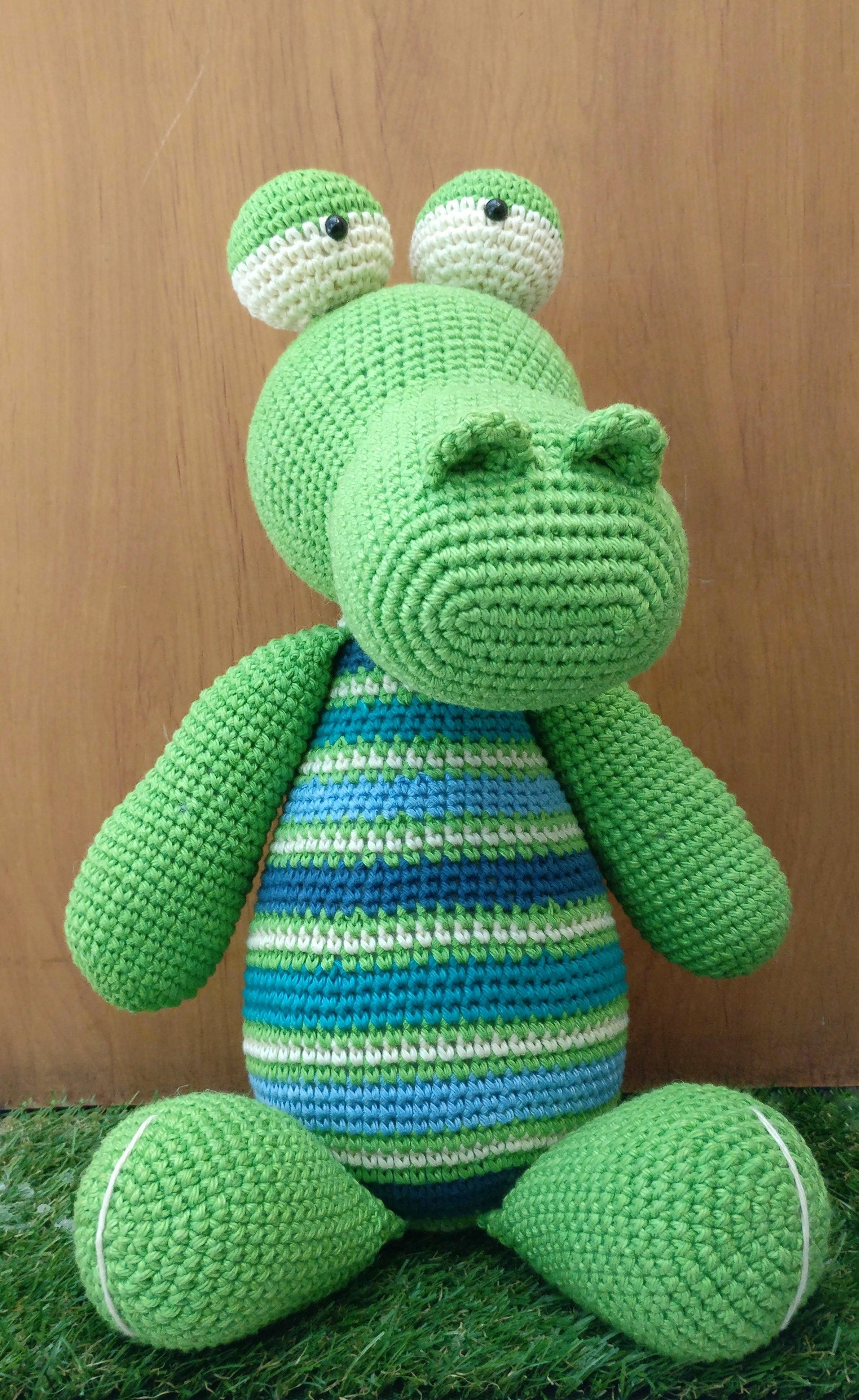 Animal - Hippo Crochet Toy - Totdot