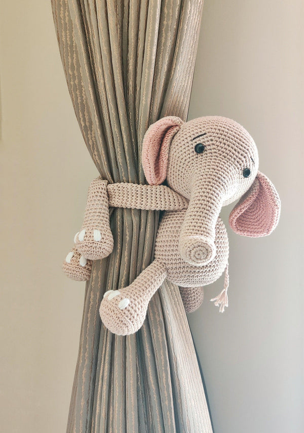 Animal - Monkey Curtain Tie/Crochet Toy (Design 2) - Totdot