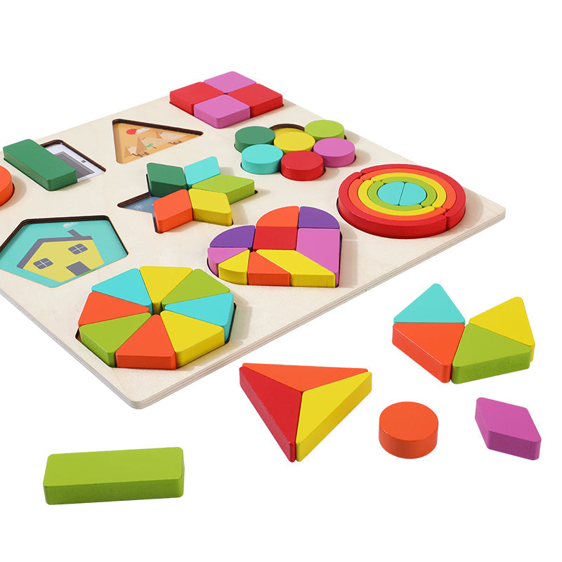 Fraction Puzzle Board