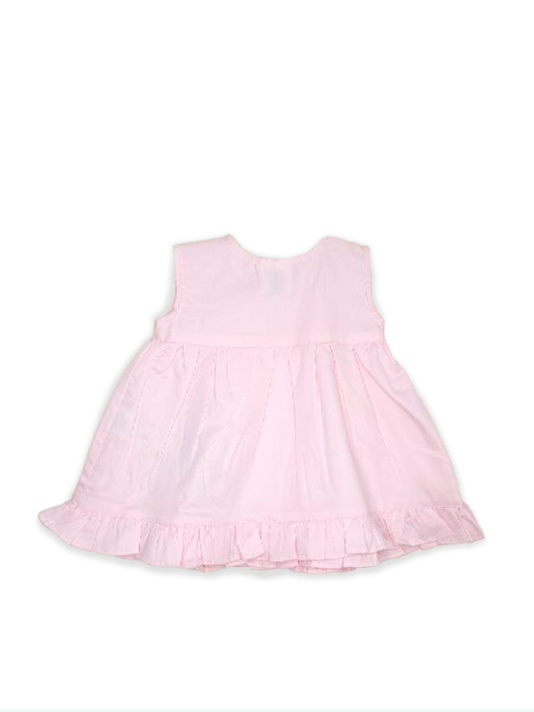 Love Letter - Organic Cotton Embroidered Girls Pink Jhabla / Dress - Totdot