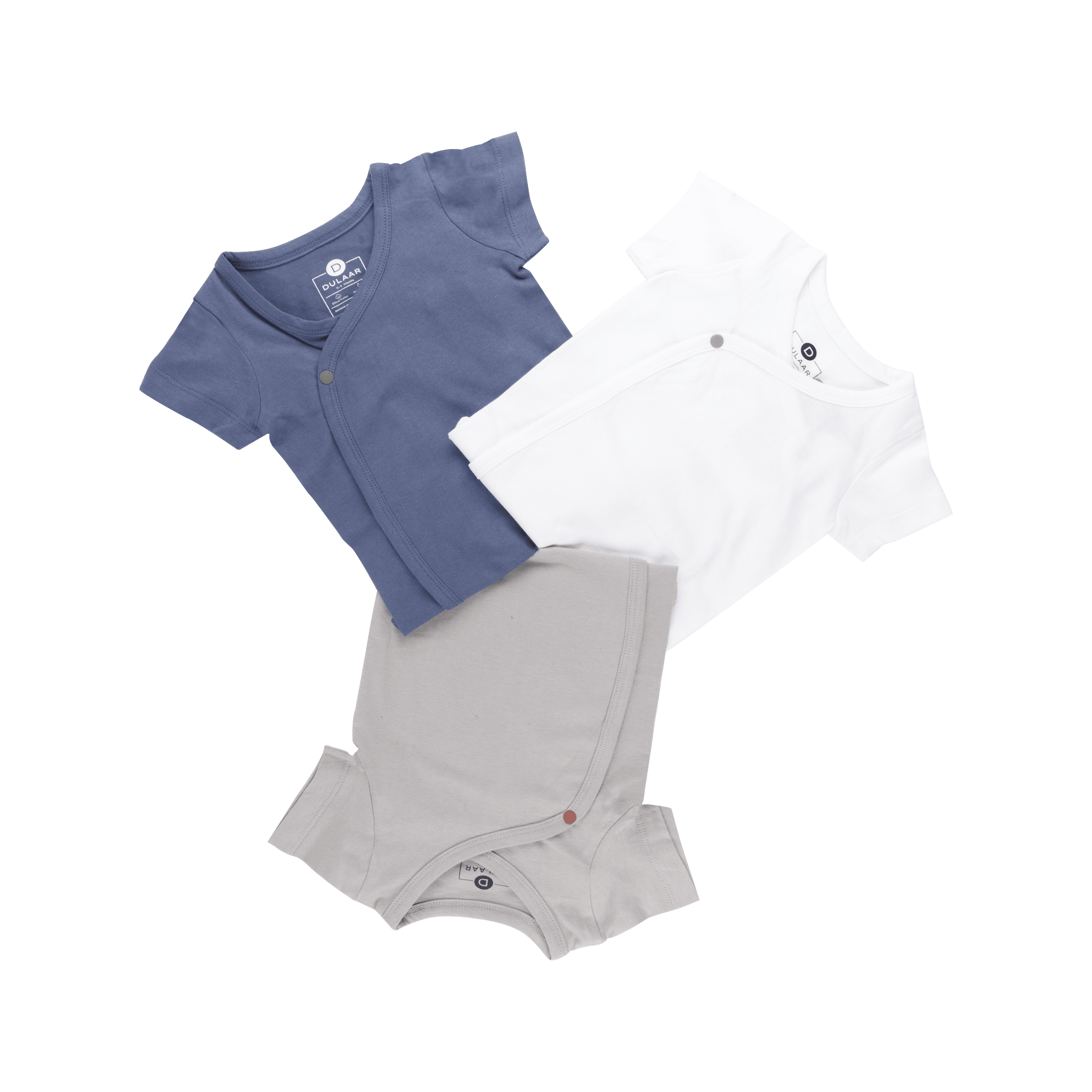 Basics | Cotton Onesie (Set of 3) - Totdot