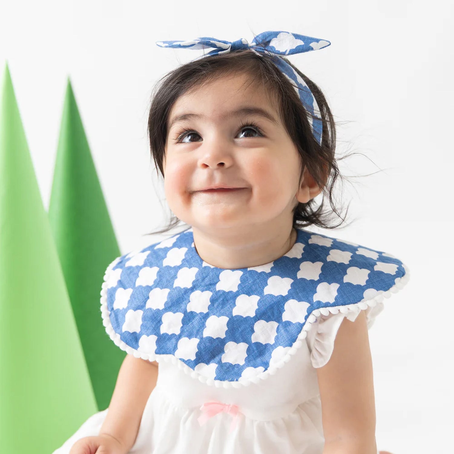 Seas The Day Bib + Bow Set