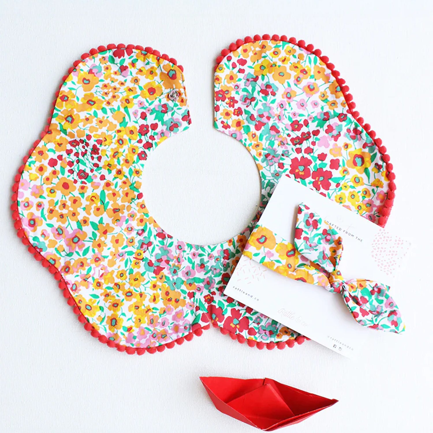 You're My Garden Bibs + Bow Set