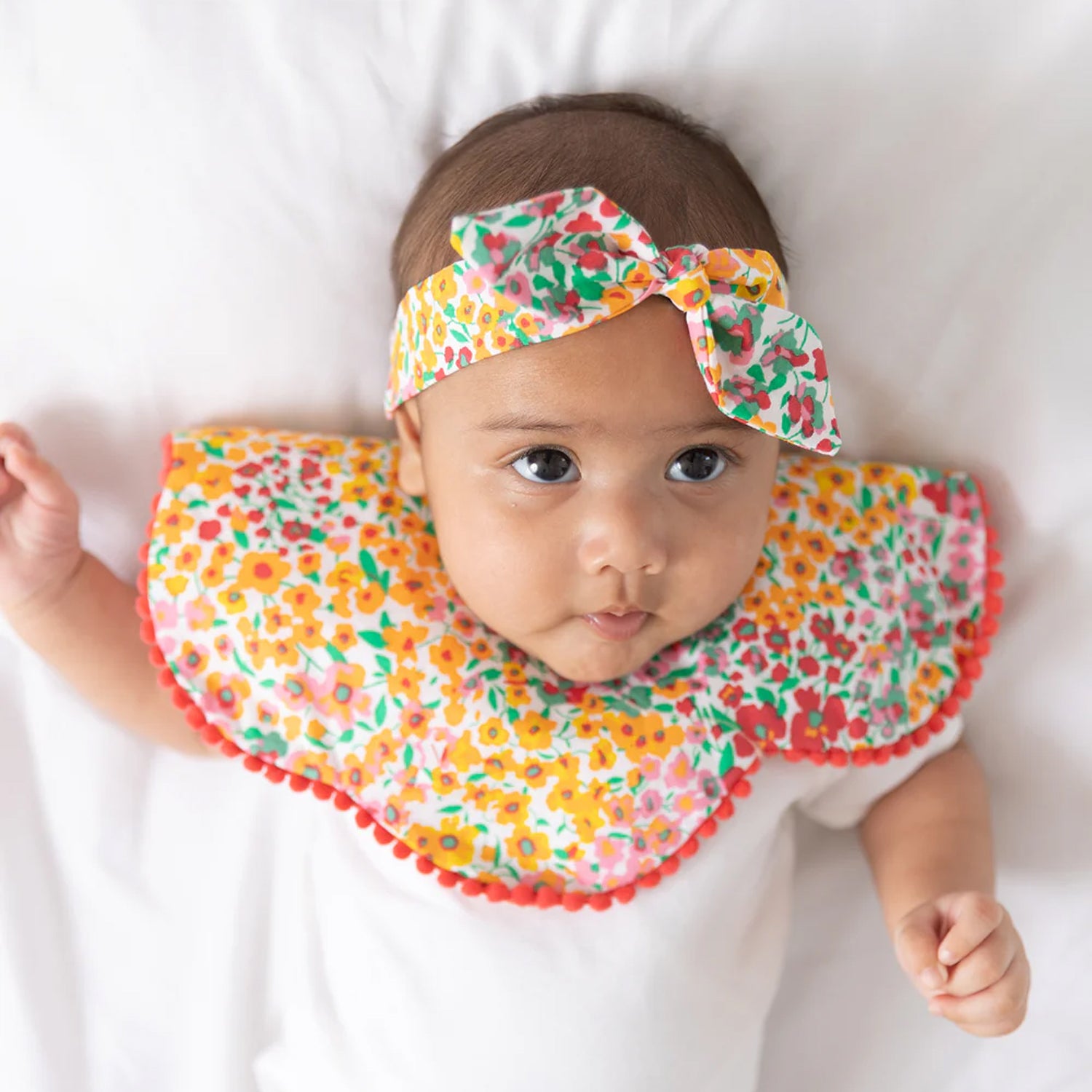 You're My Garden Bibs + Bow Set