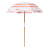 Beach Umbrella Summer Stripe Strawberry Sorbet - Totdot