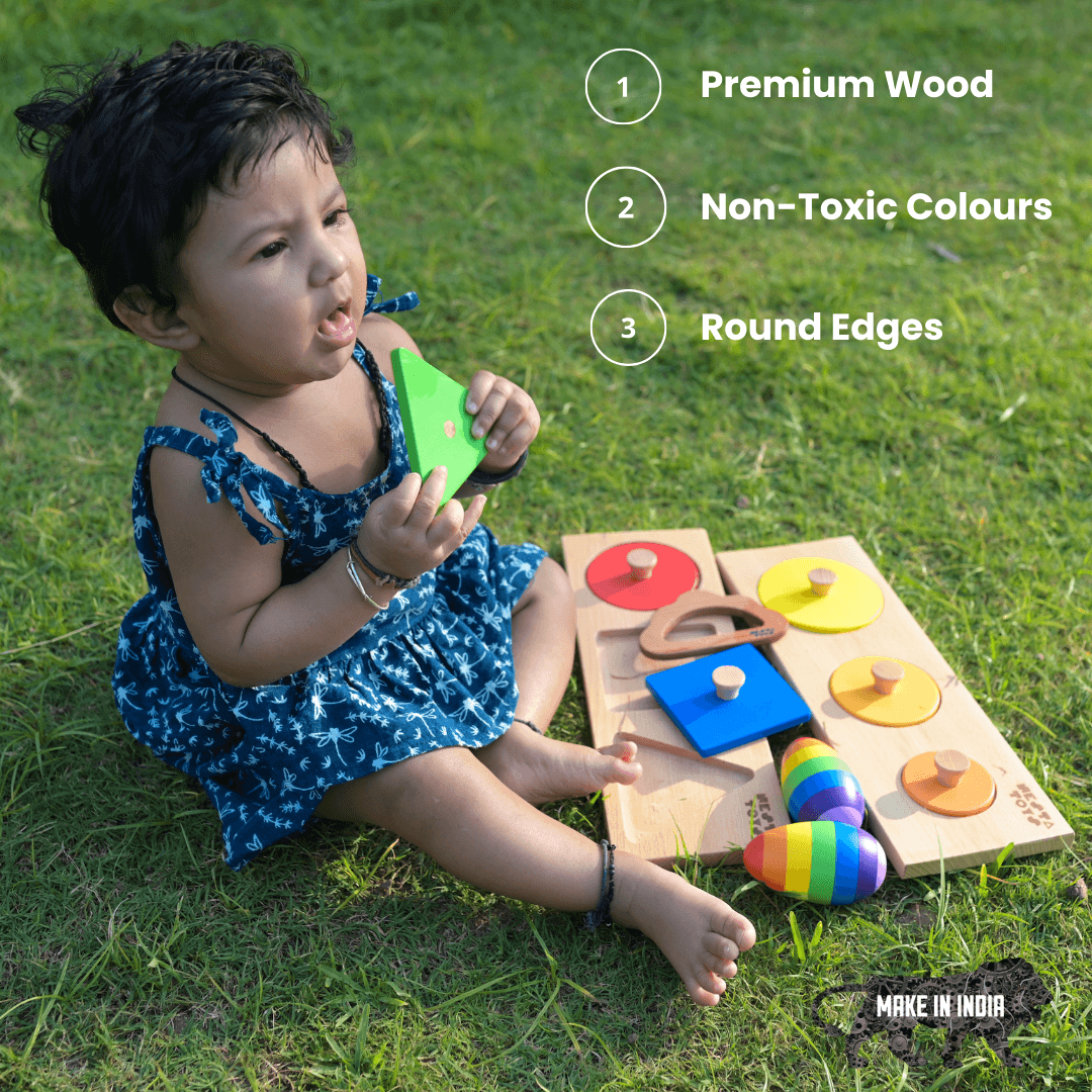 Beech Wooden Cloud Teether (0-1.5 years) - Totdot