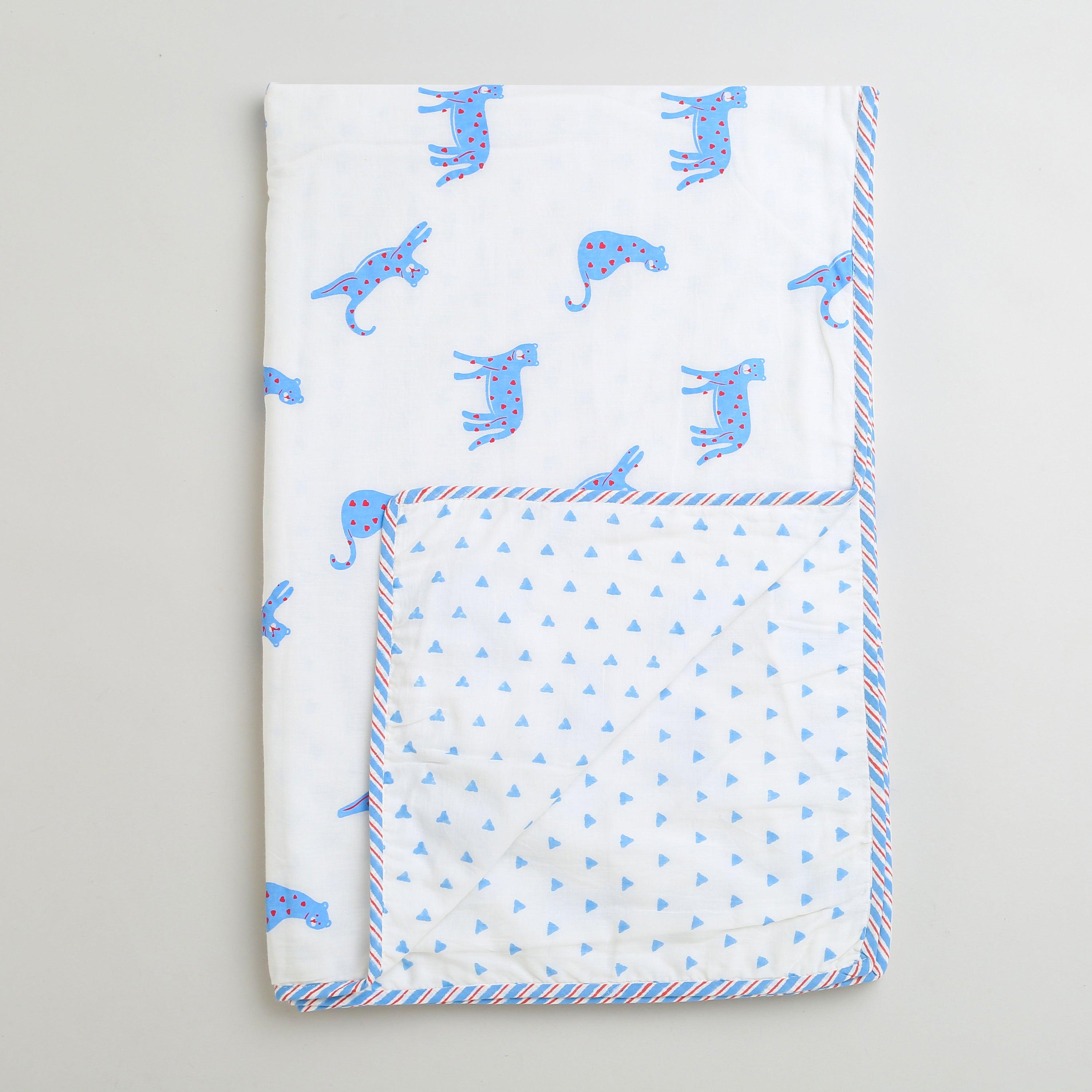 Blue Panther Blanket - Totdot