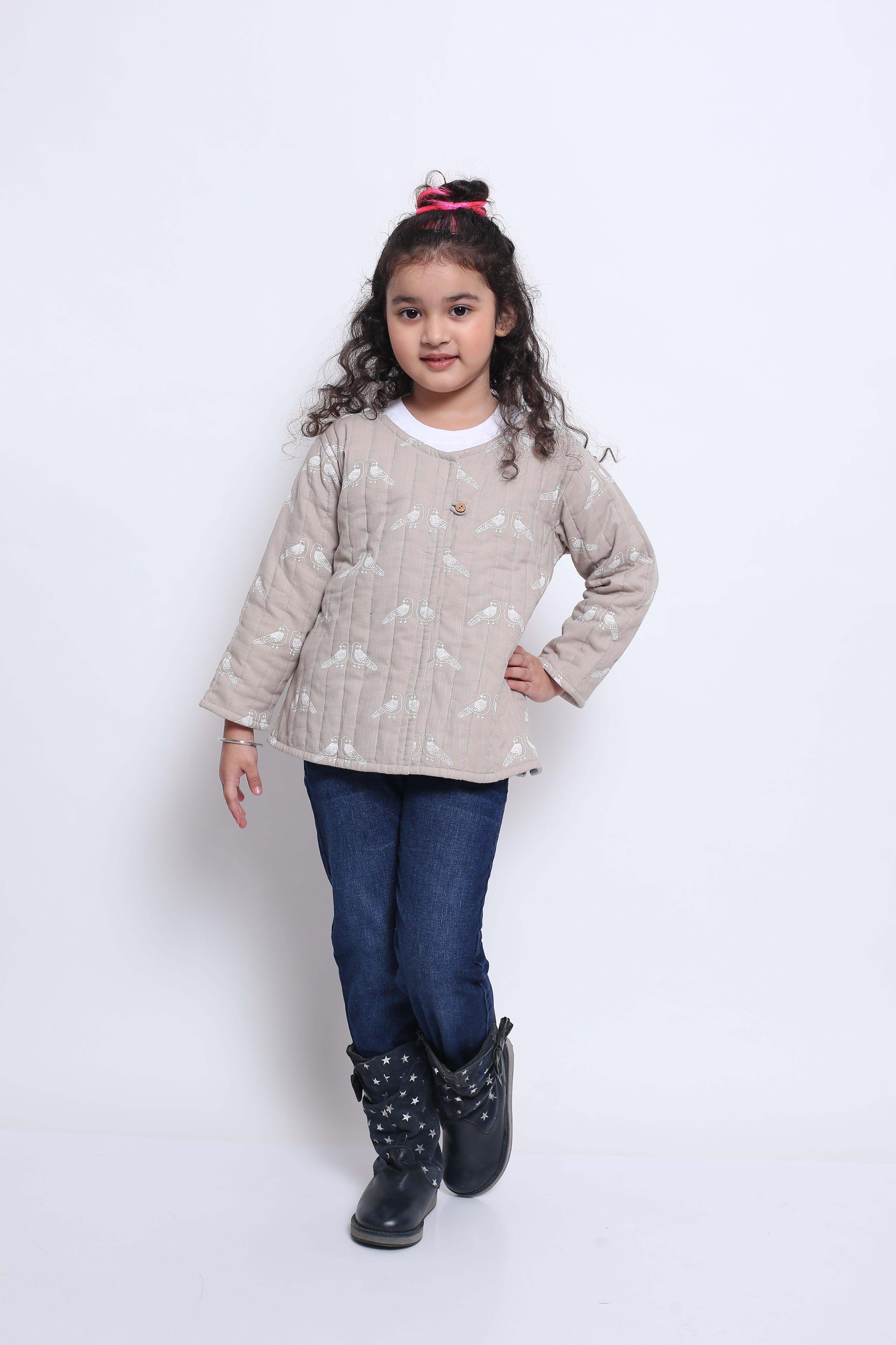 Chidiya Rani - Quilted Full sleeves Jacket - Totdot