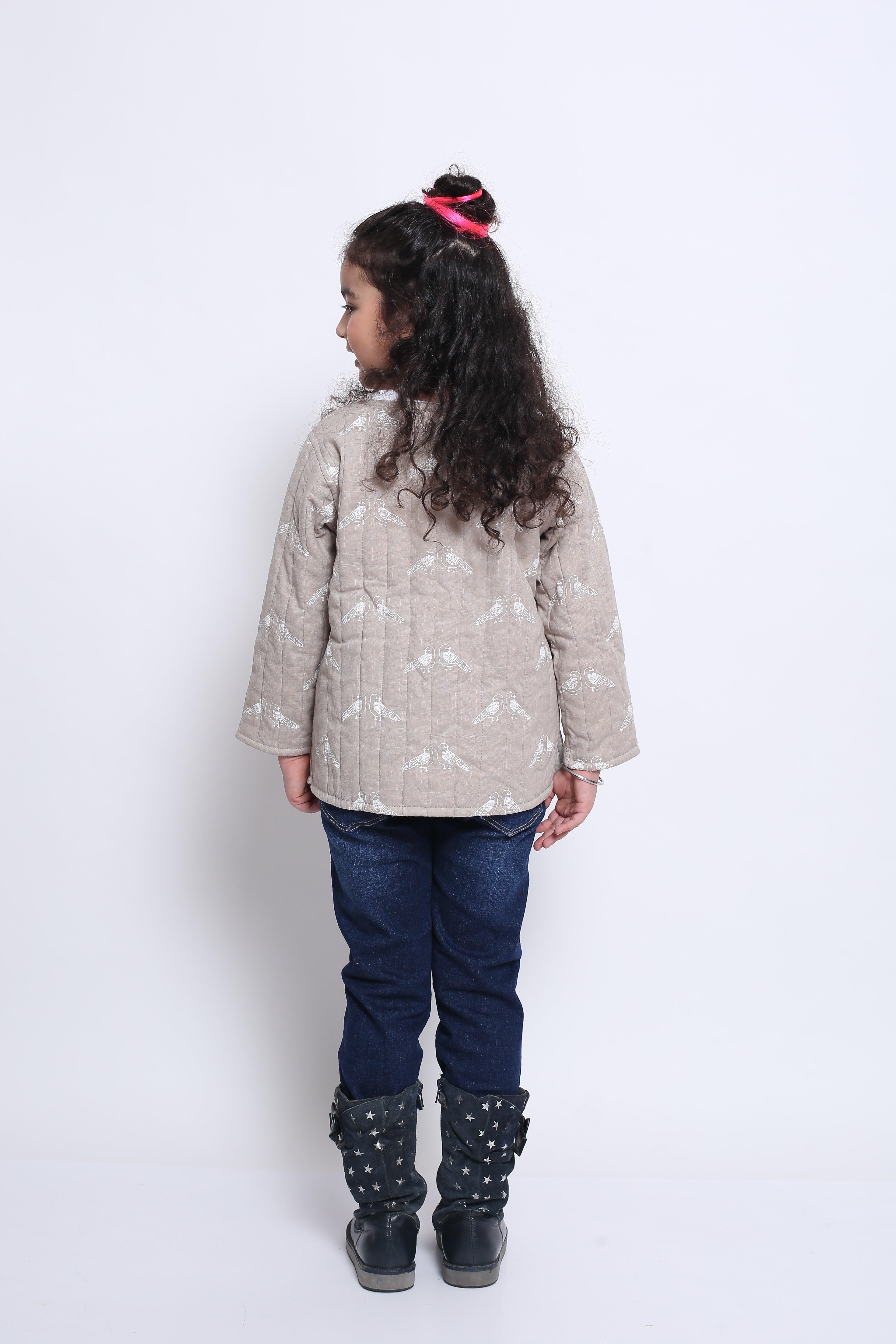 Chidiya Rani - Quilted Full sleeves Jacket - Totdot