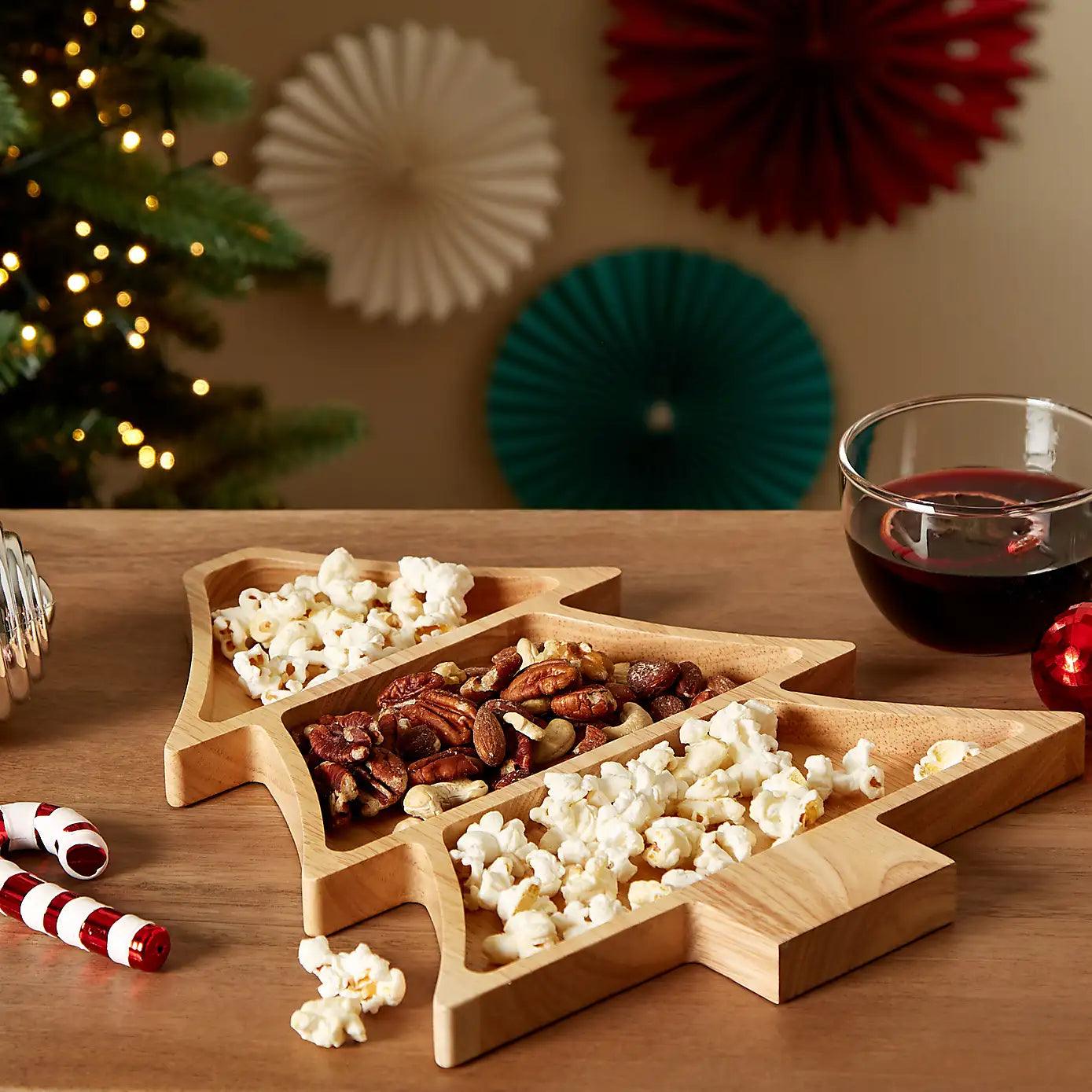 Christmas Tree Wood Sensory Tray - Totdot