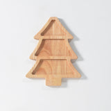 Christmas Tree Wood Sensory Tray - Totdot