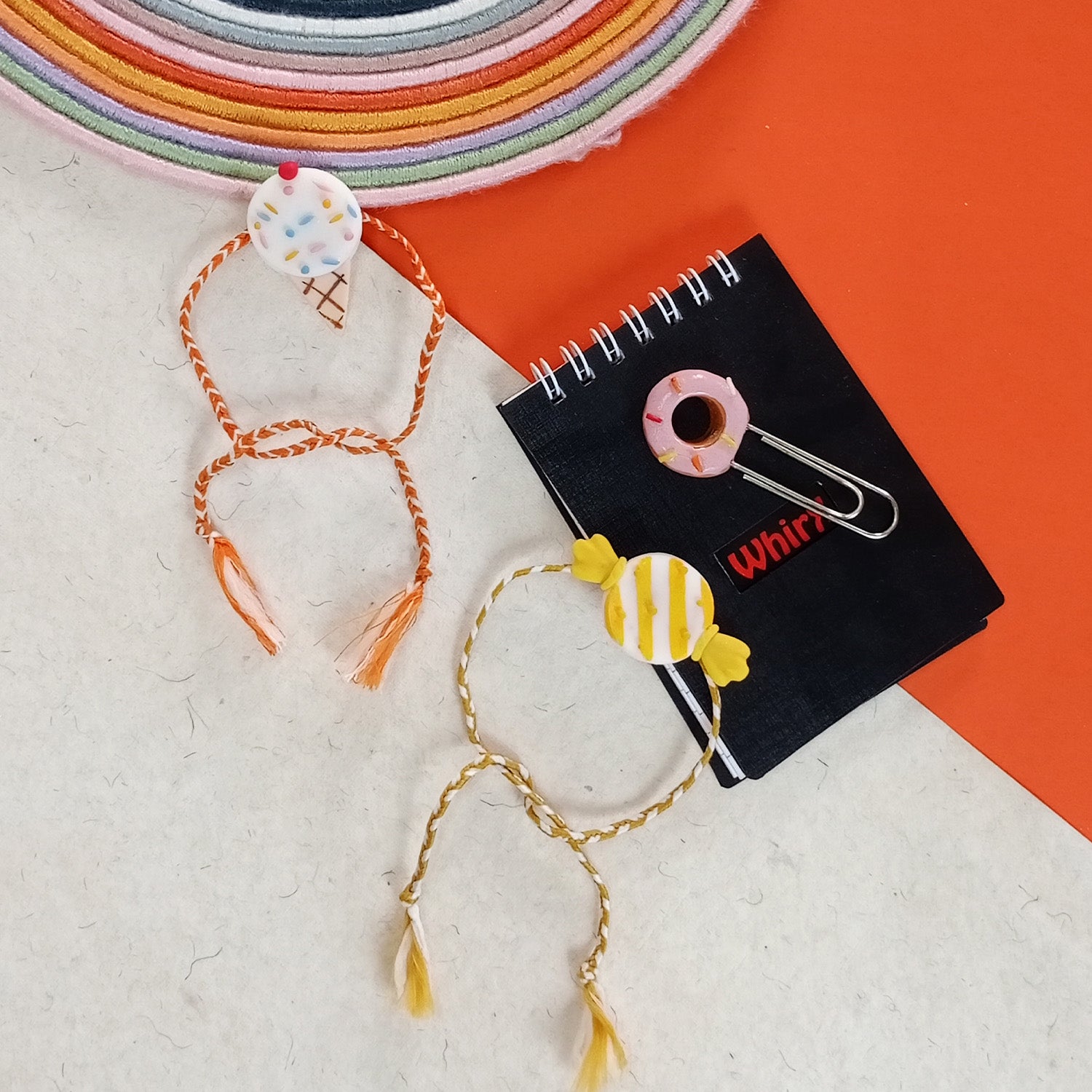 Ice-Cream & Candy Rakhi Combo