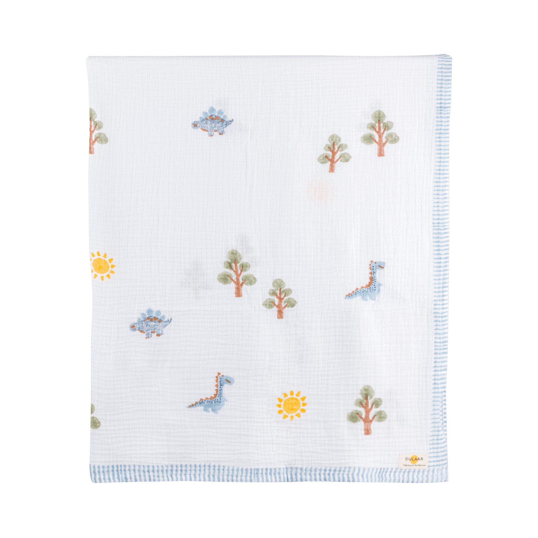 Cotton Cheer Gery Organic Muslin Swaddle (Hand-Block Printed) - Totdot