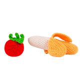 Crochet Fruits & Vegetable Toys | Play Food for Kids (10 Pcs) - Totdot