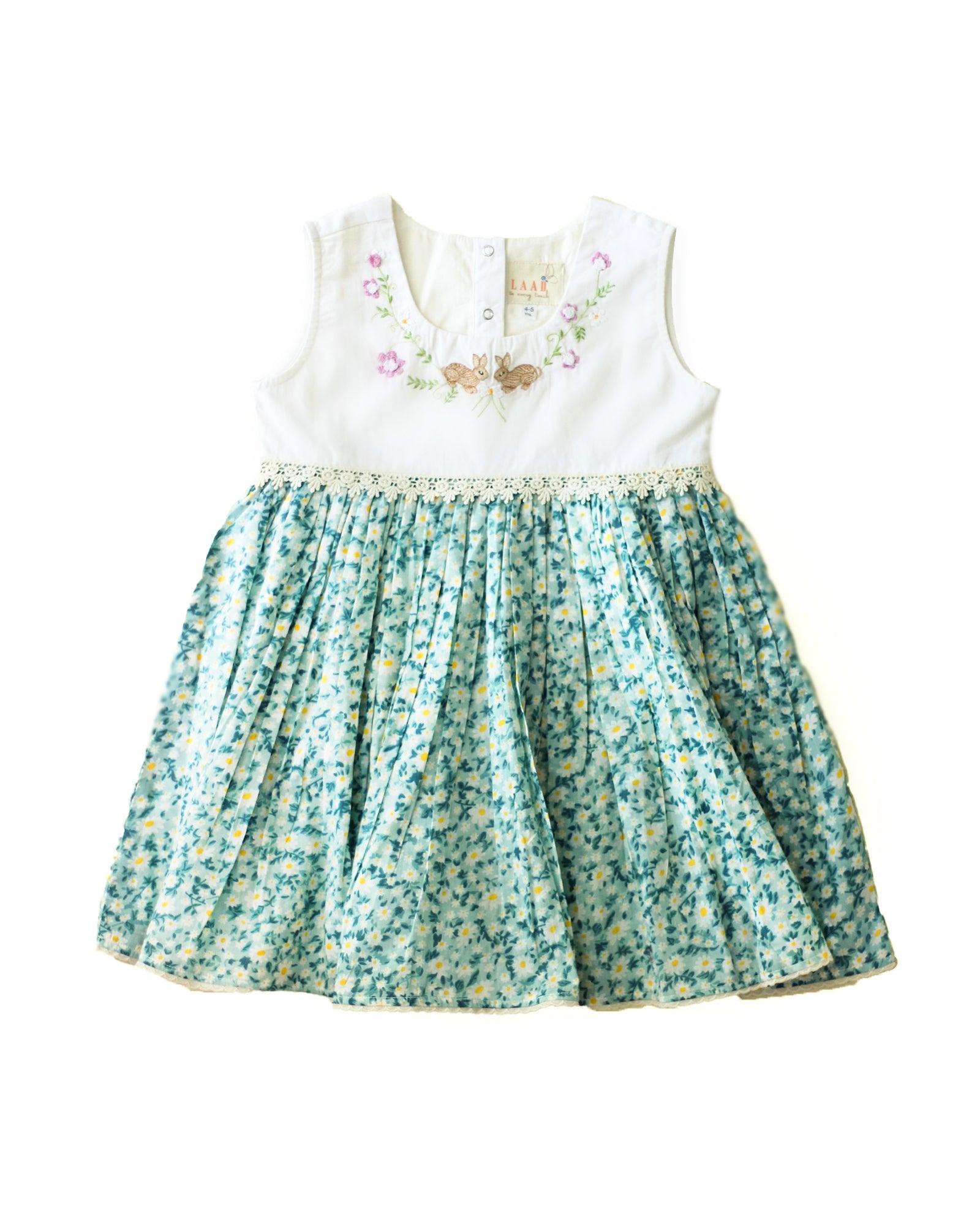 Daisy Print Dress - Totdot