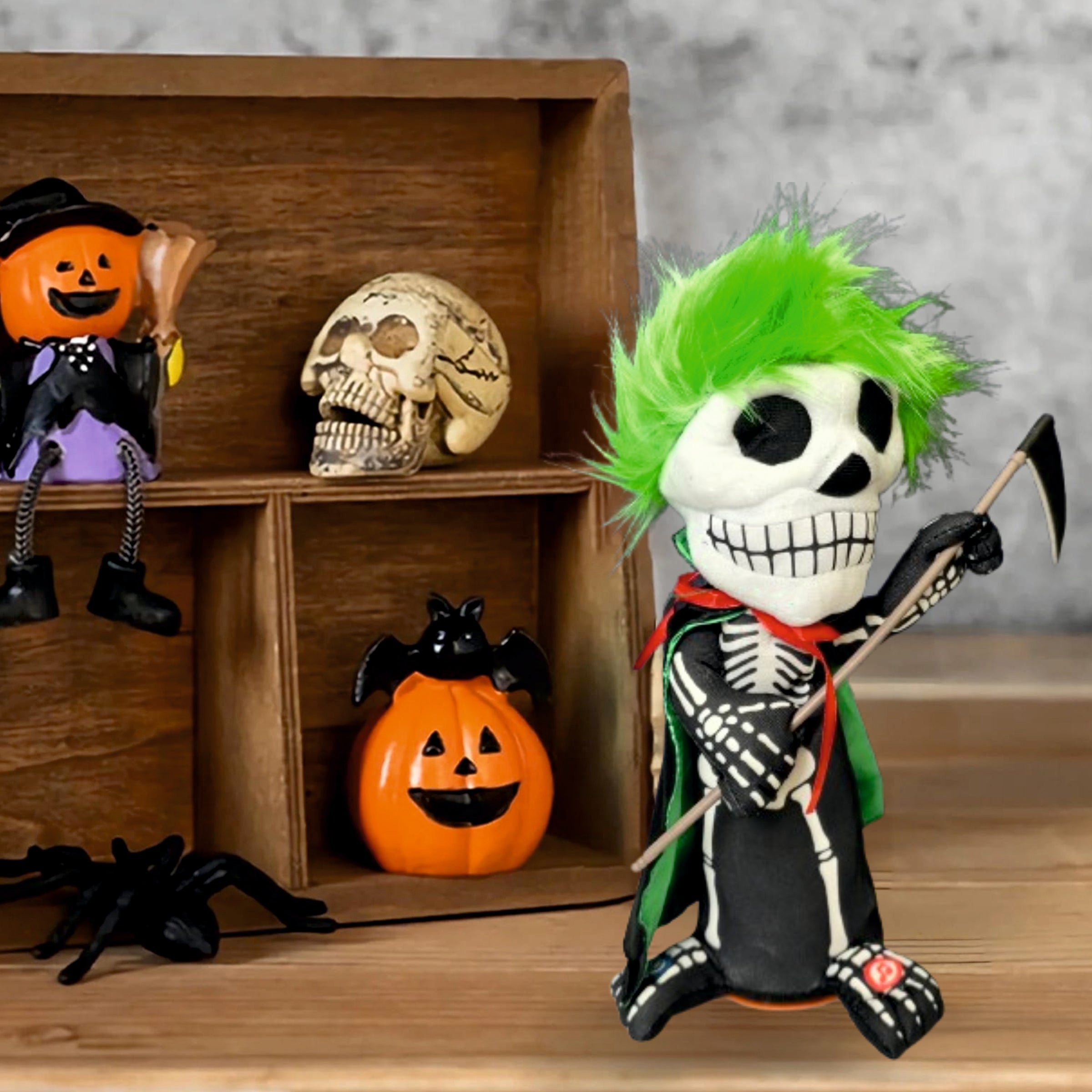 Animated Skeleton Rockstar - Grim Shredder