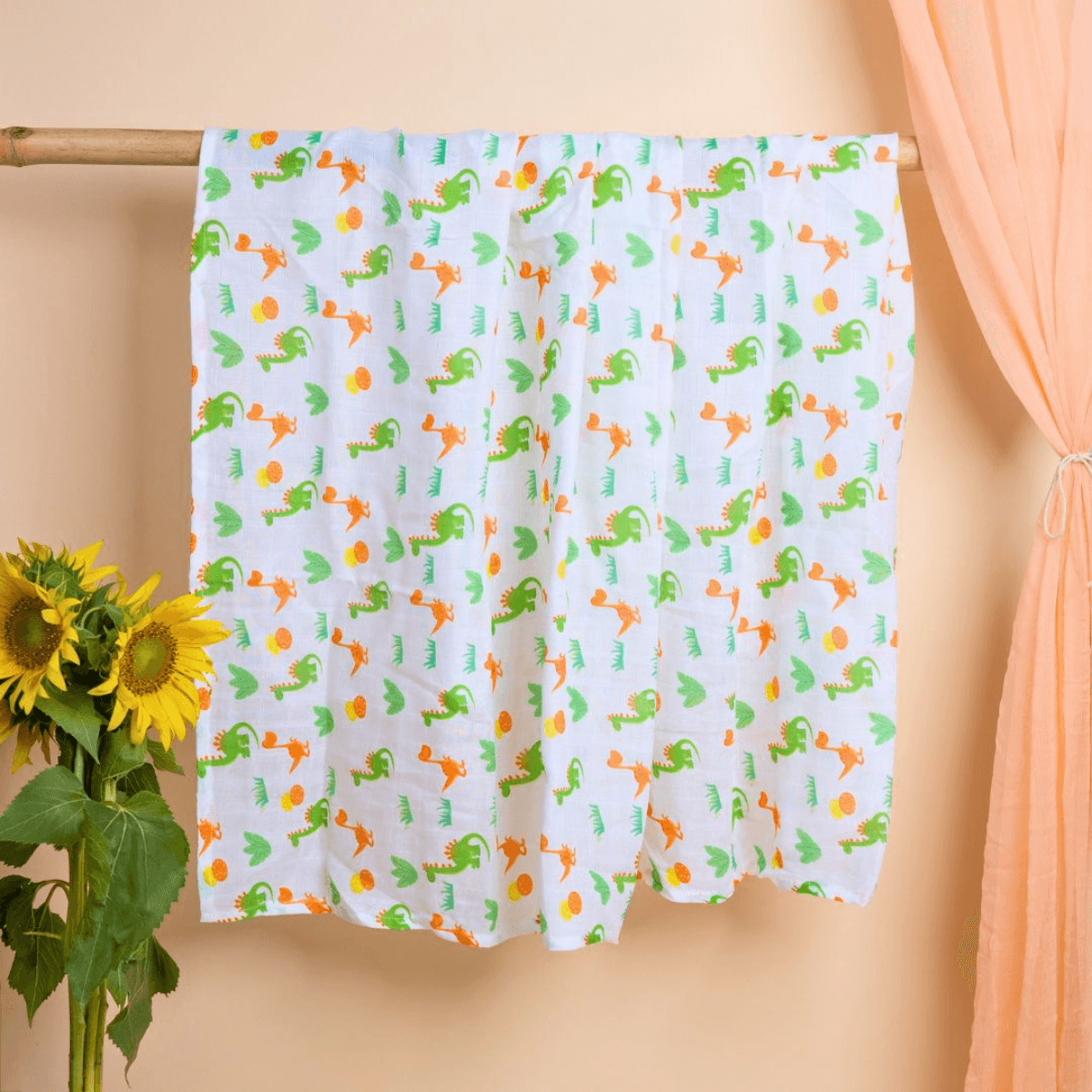 Dino and Eggs - Swaddle - Totdot