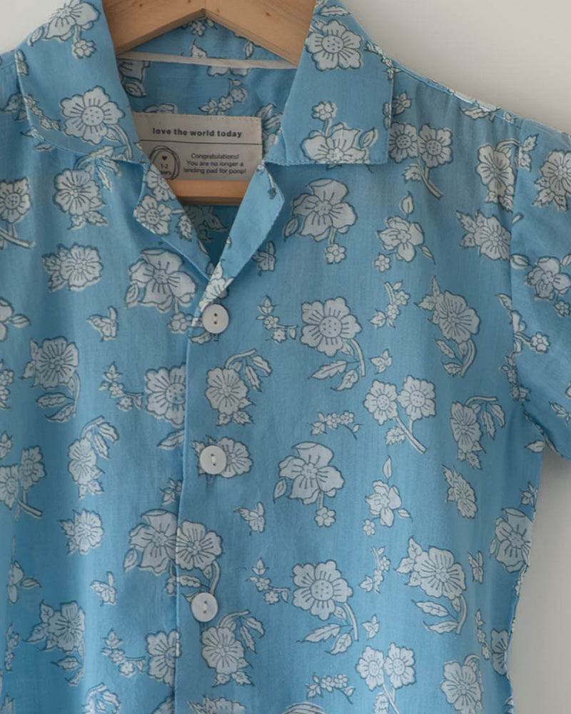 Boogie co-ord set in powder blue - Totdot