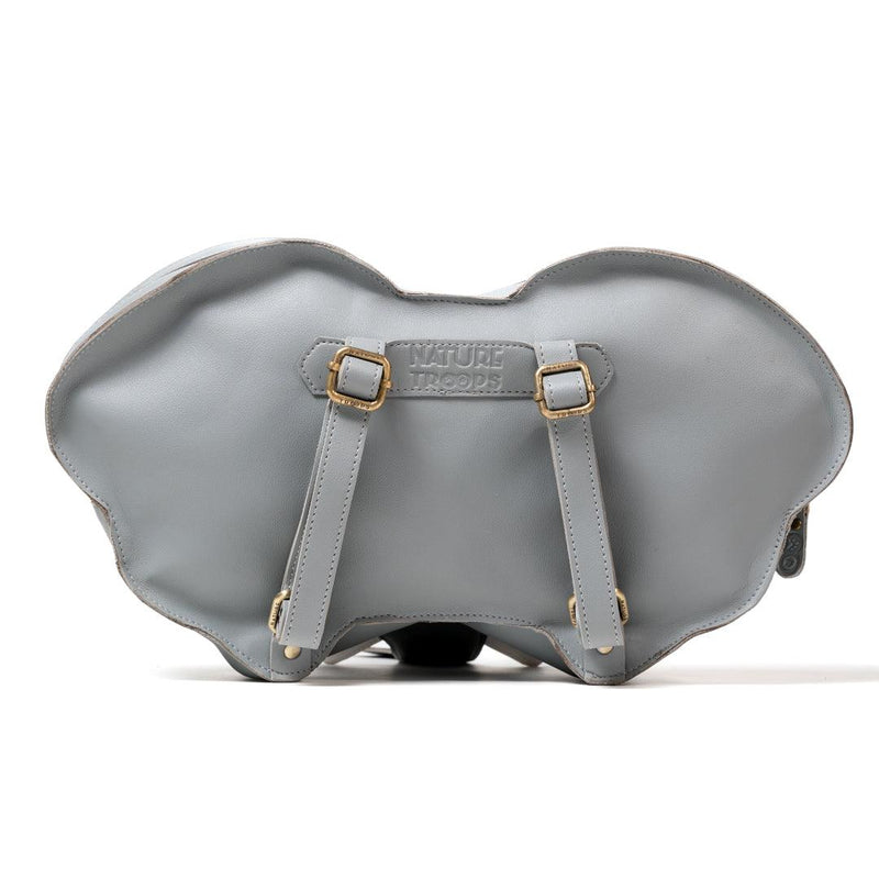Dumbo Elephant Backpack for Kids | Vegan Leather | Brilliant Silver Color | Velvet Lining - Totdot