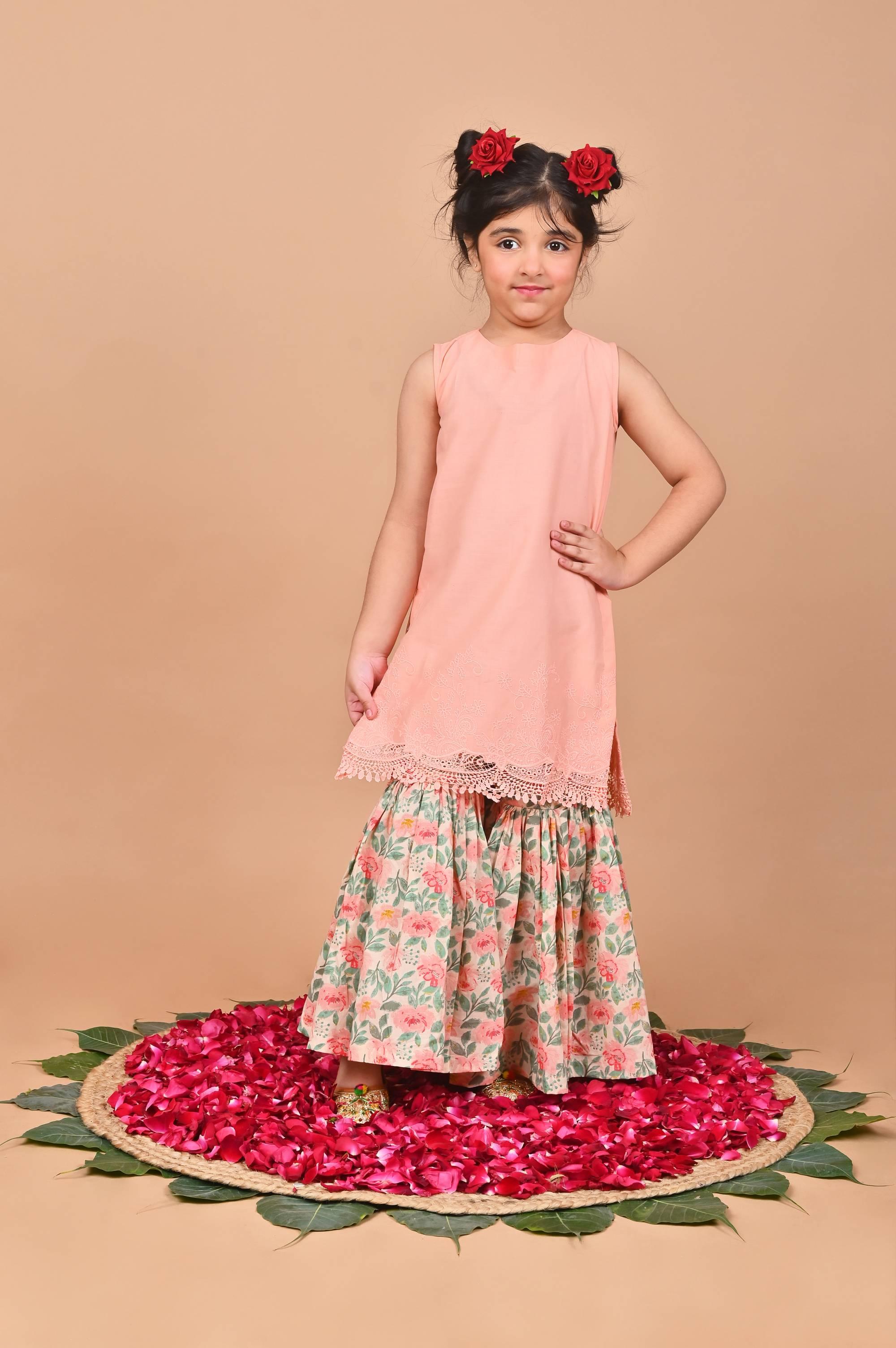 Elm Girls Sharara Set - Totdot