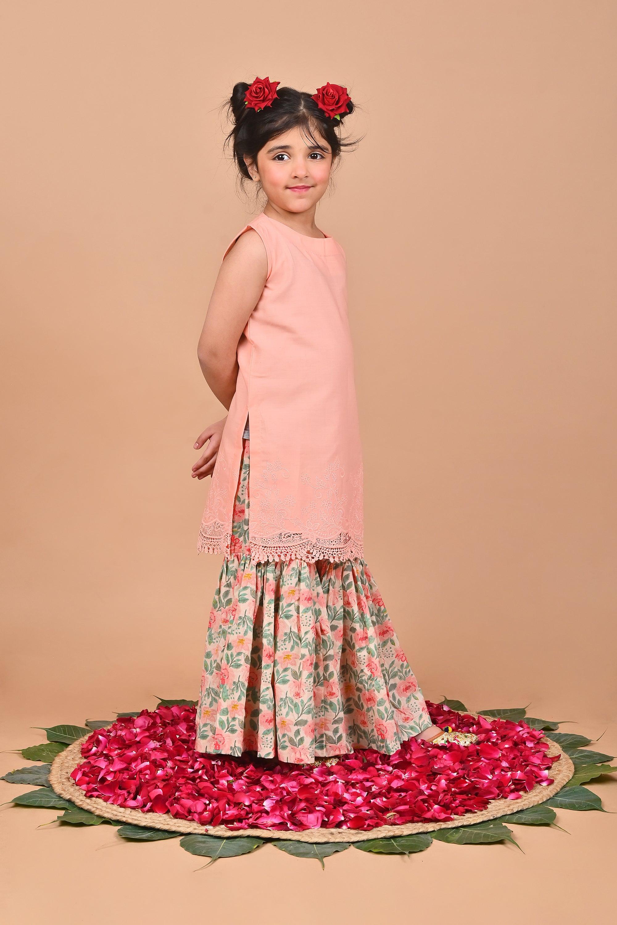 Elm Girls Sharara Set - Totdot