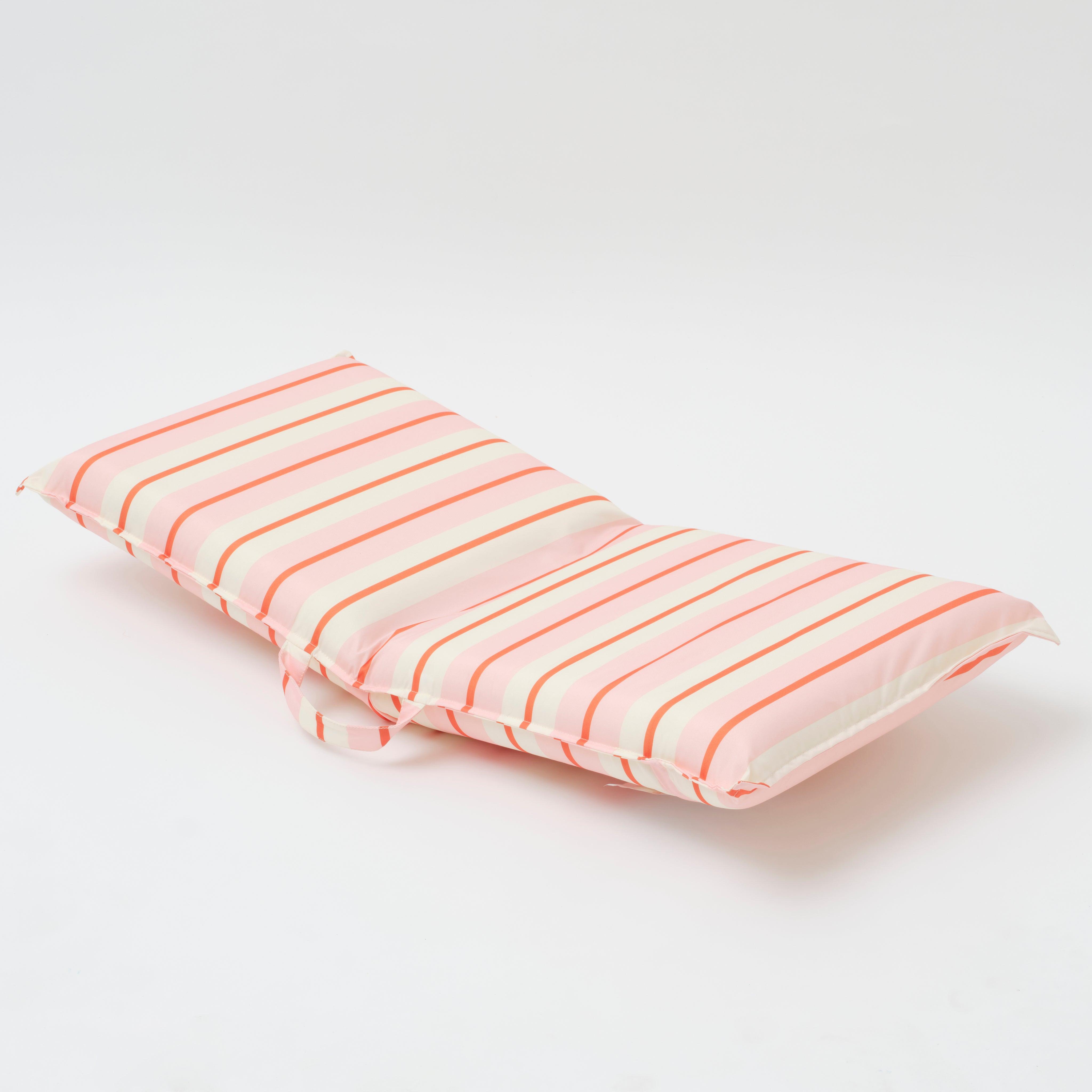 Folding Seat Summer Stripe Strawberry Sorbet - Totdot