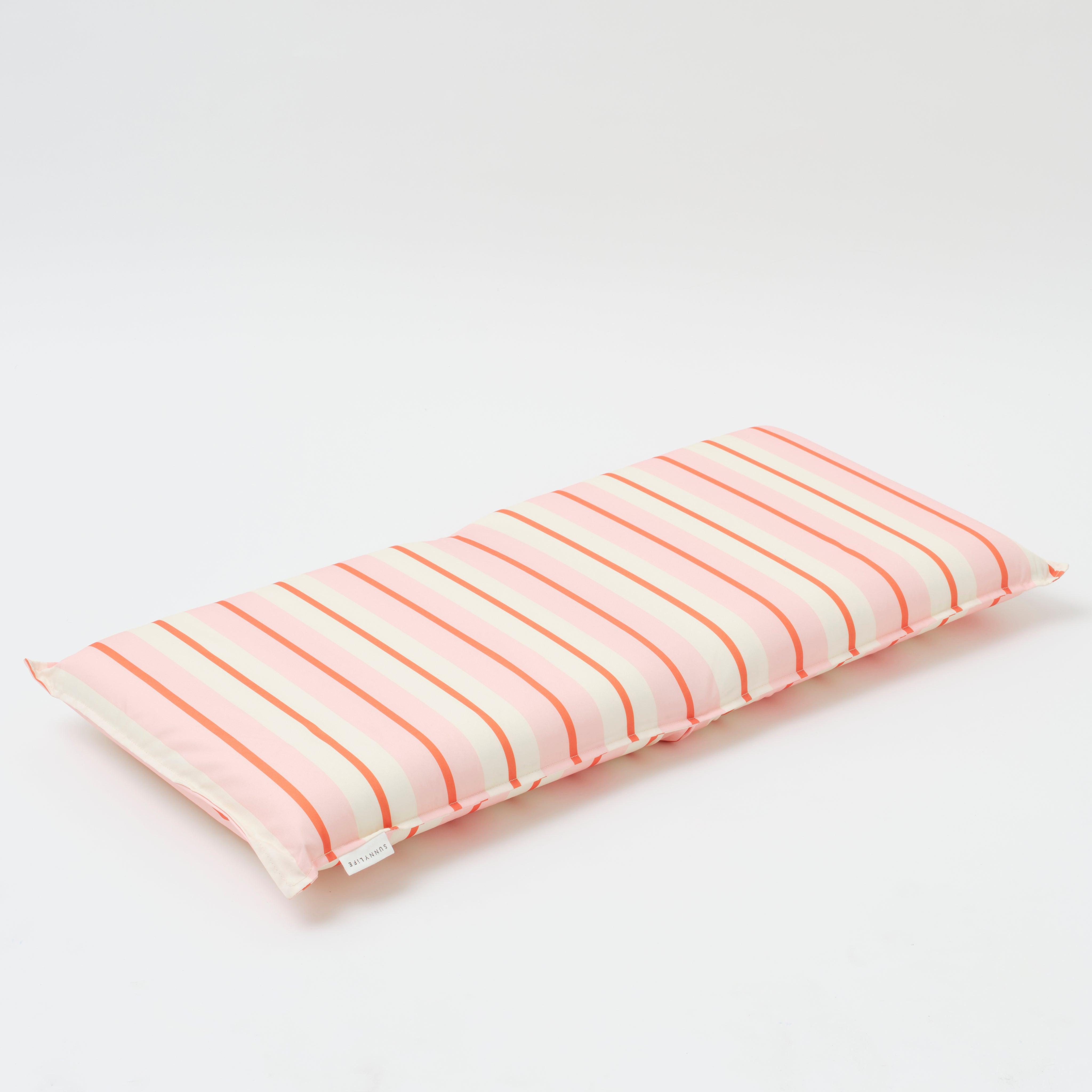 Folding Seat Summer Stripe Strawberry Sorbet - Totdot