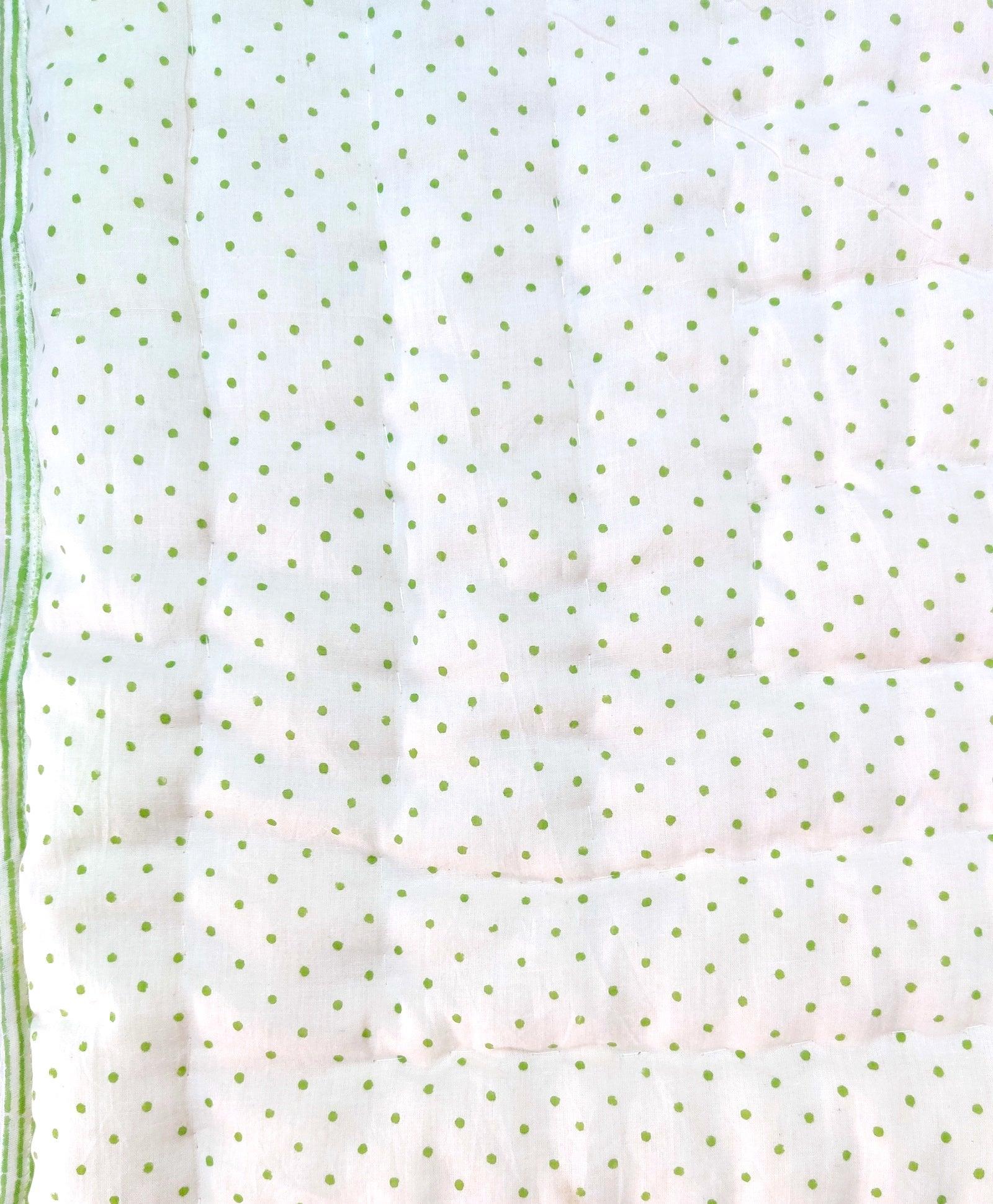 Frog - Reversible Quilt - Totdot