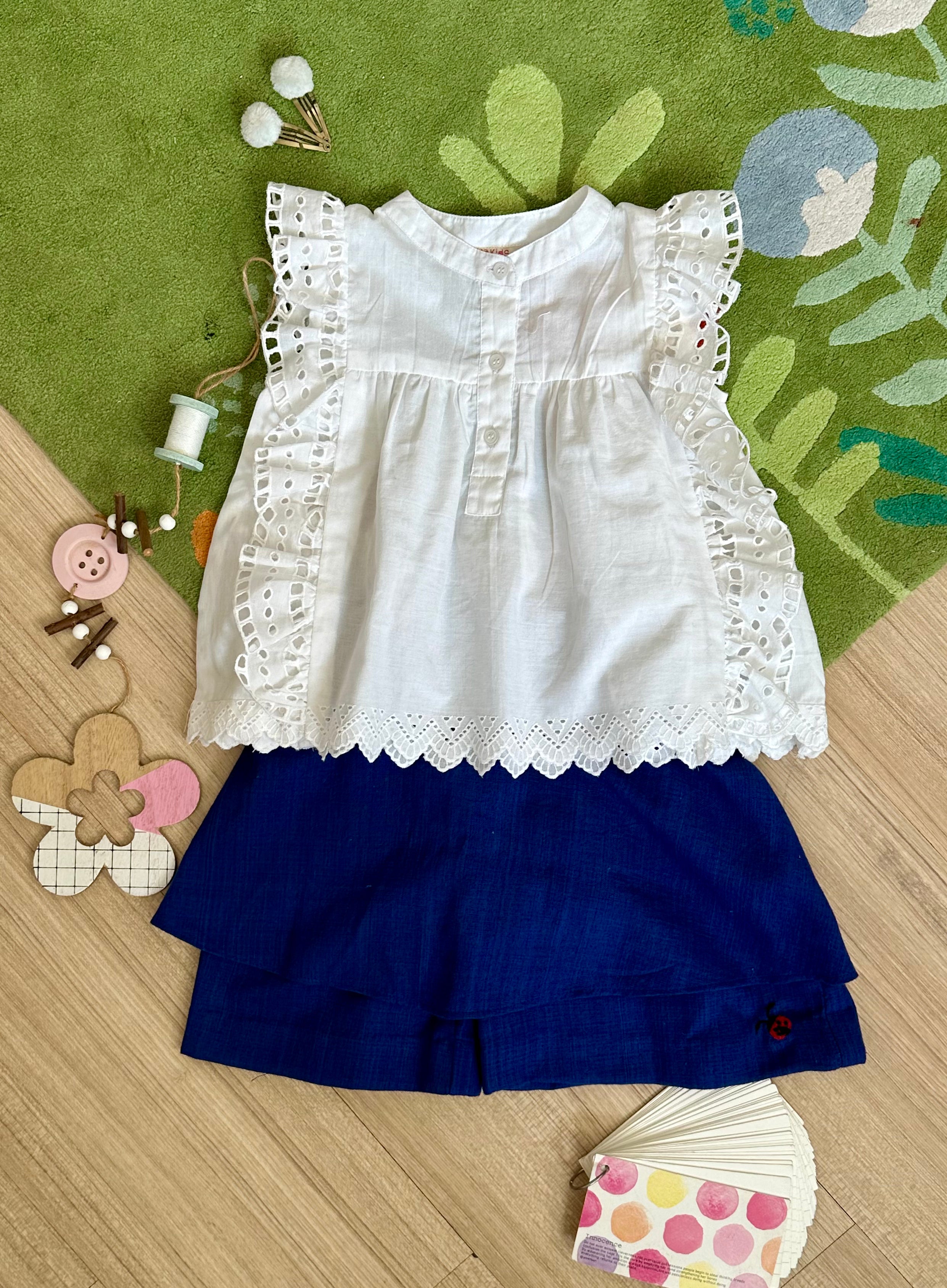 Hakoba white top - Totdot