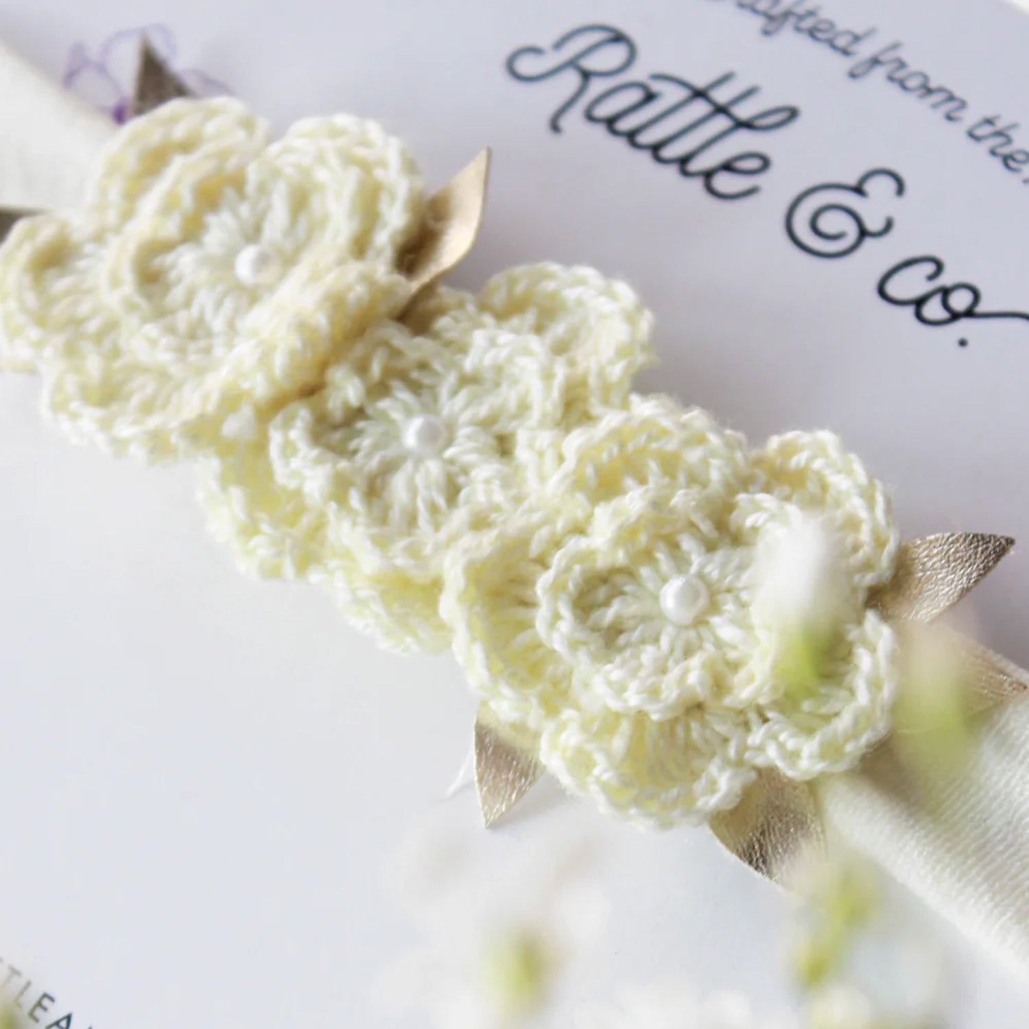 Ivory - Flower Headbands
