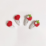Heart and Starwberry Clip set - Totdot