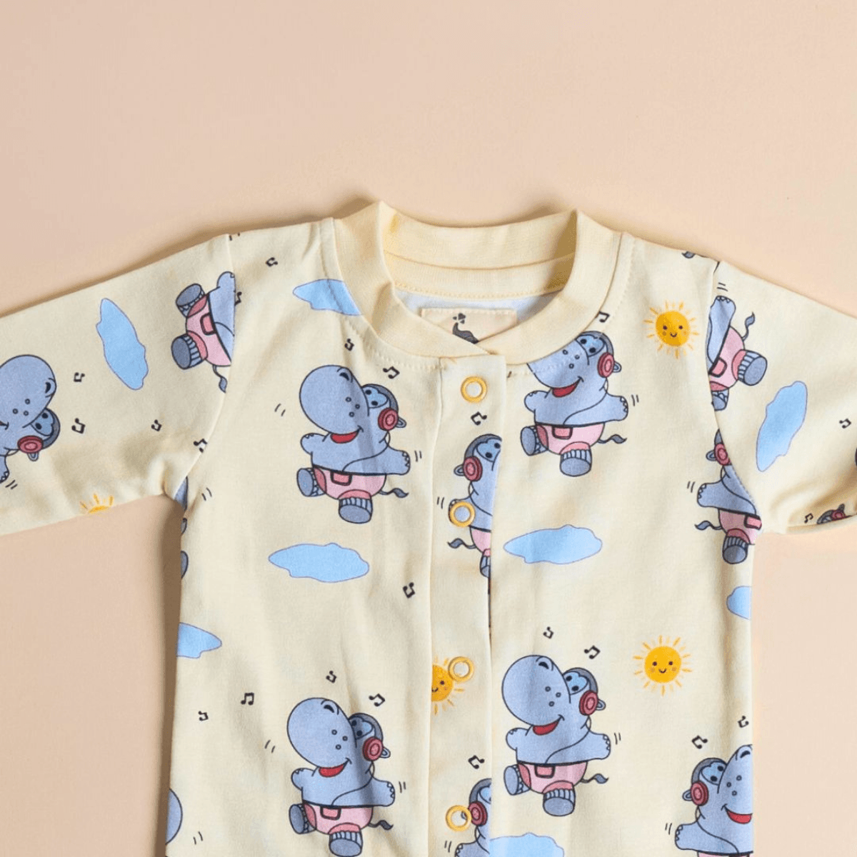 Hippo and the Sun - Onesie - Totdot