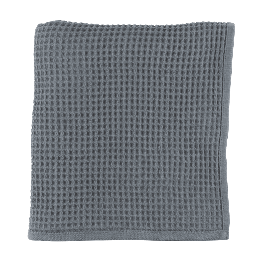 Hooded Waffle Towel - Misty Blue - Totdot