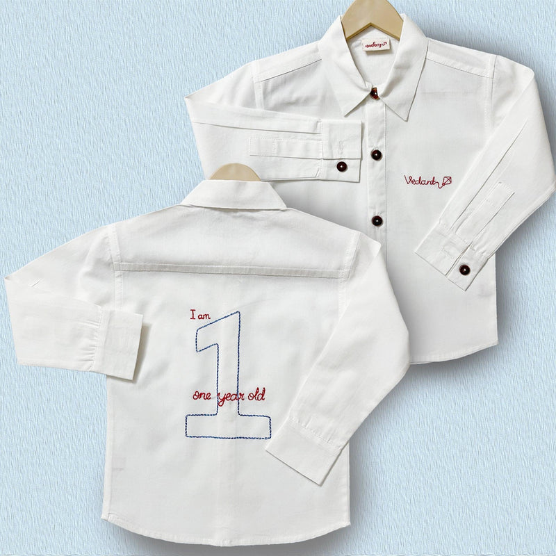 I am One – Personalized Birthday Shirt - Totdot