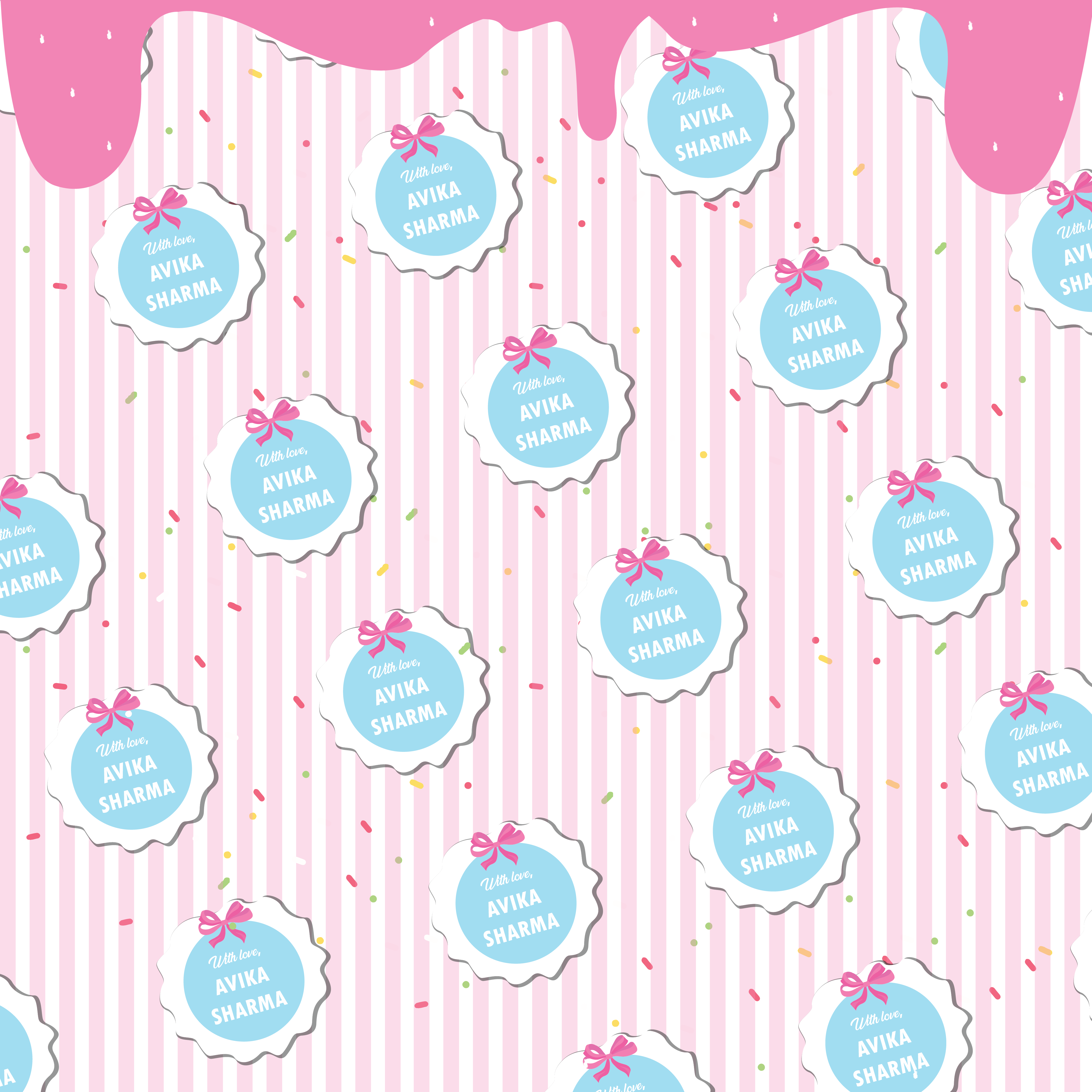Gift Wrapping Paper -   Ice Cream Delights