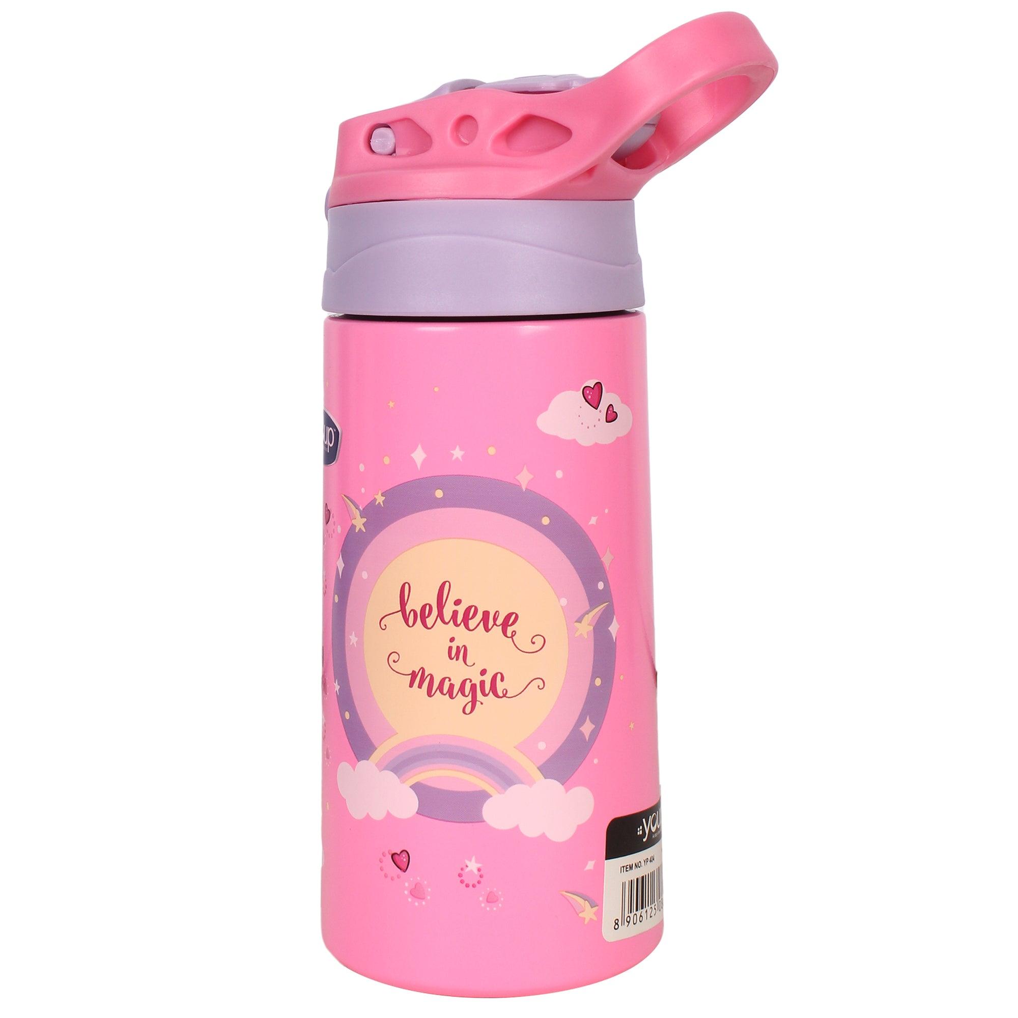 Insulated Dinasour theme kids anti-dust sipper bottle TINKLER - 400 ml Stainless steel - Totdot