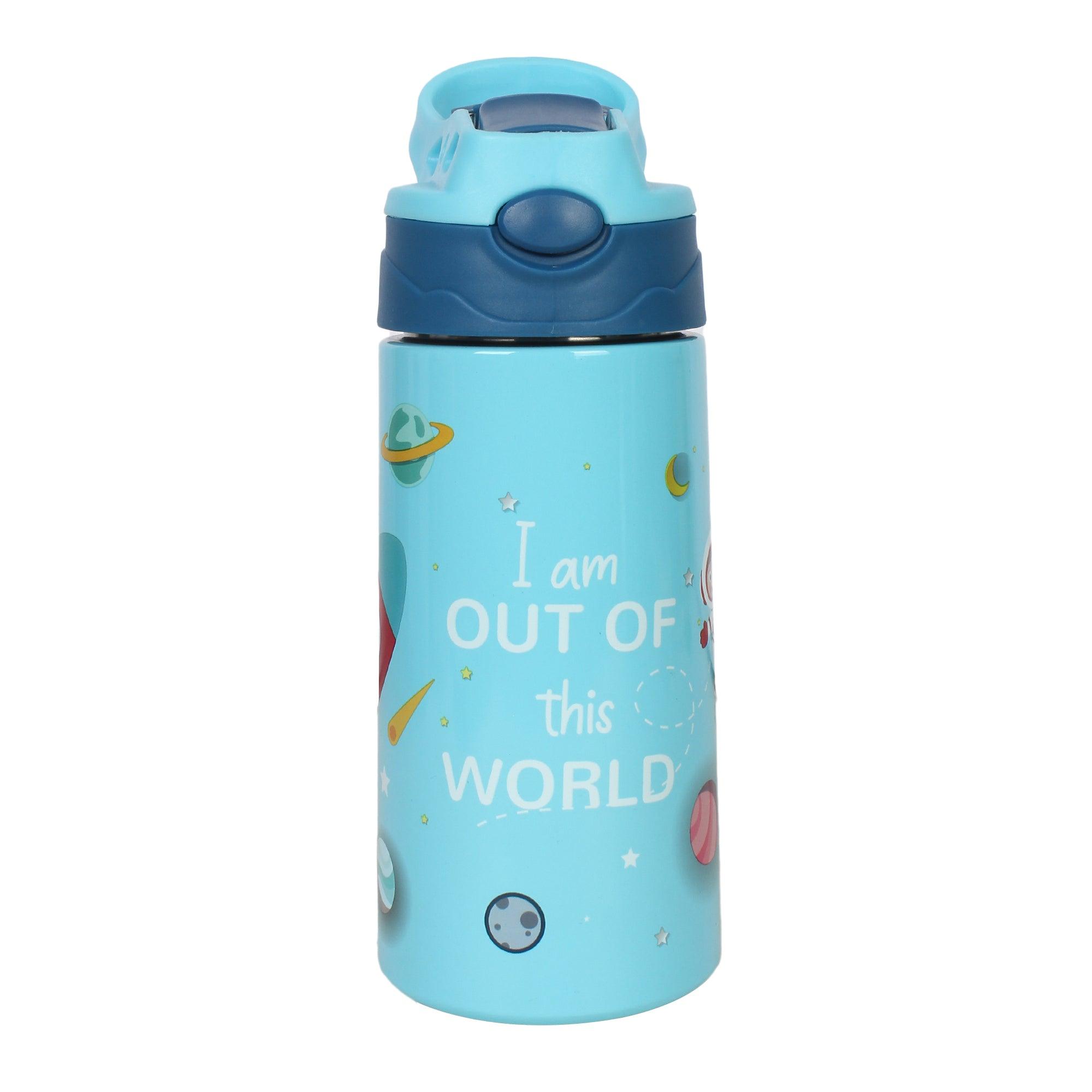 Insulated Dinasour theme kids anti-dust sipper bottle TINKLER - 400 ml Stainless steel - Totdot