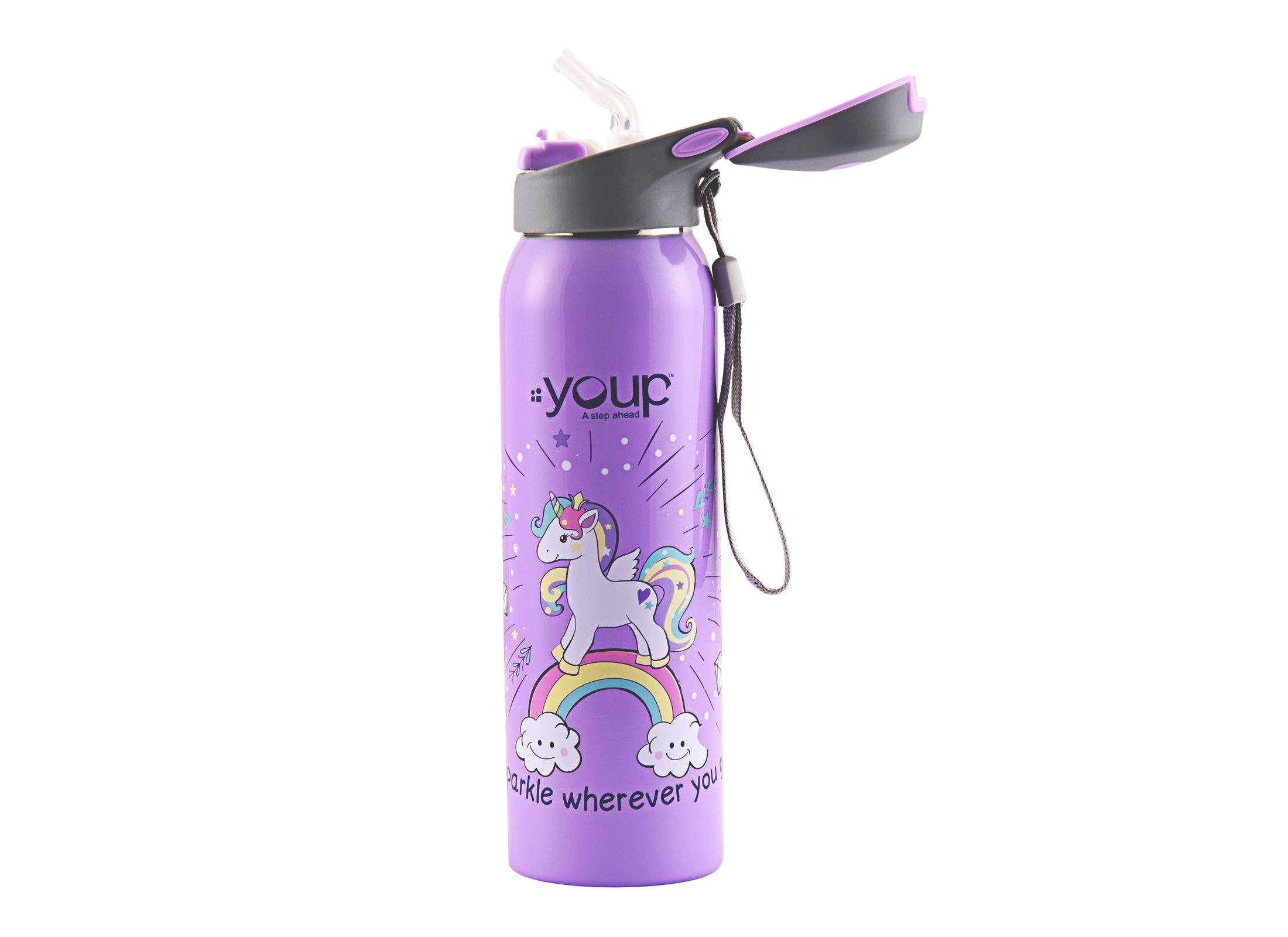 Insulated Unicorn kids sipper bottle GYPSY - 500 ml Stainless steel - Totdot