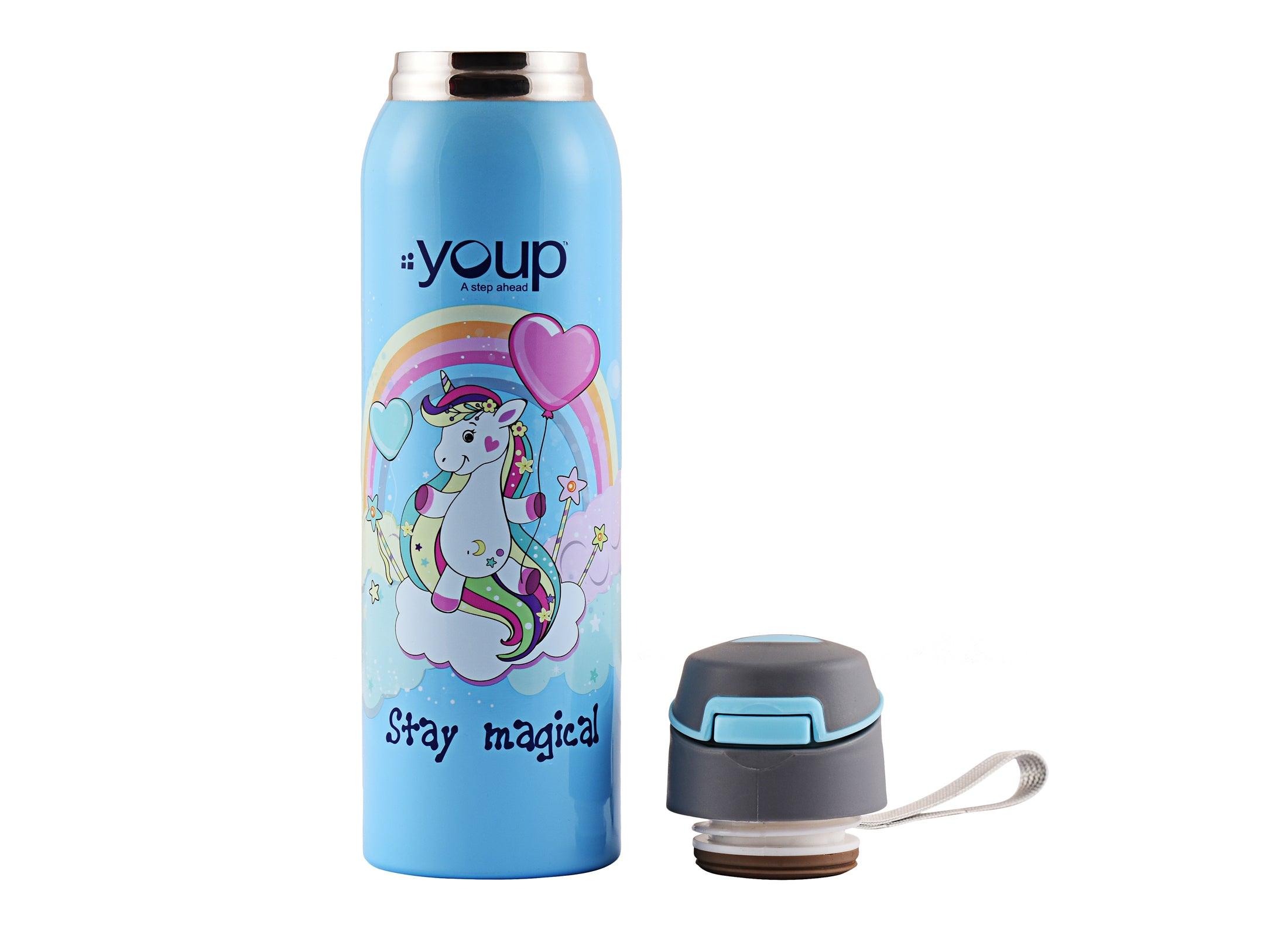 Insulated Unicorn kids sipper bottle GYPSY - 500 ml Stainless steel - Totdot