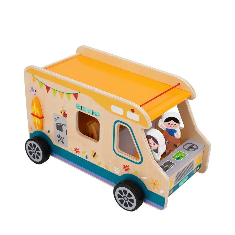 Little Camper Wooden camping toy, little camping toys set, camping play set for toddlers, kids camping set,kids camping toddler toys set. - Totdot