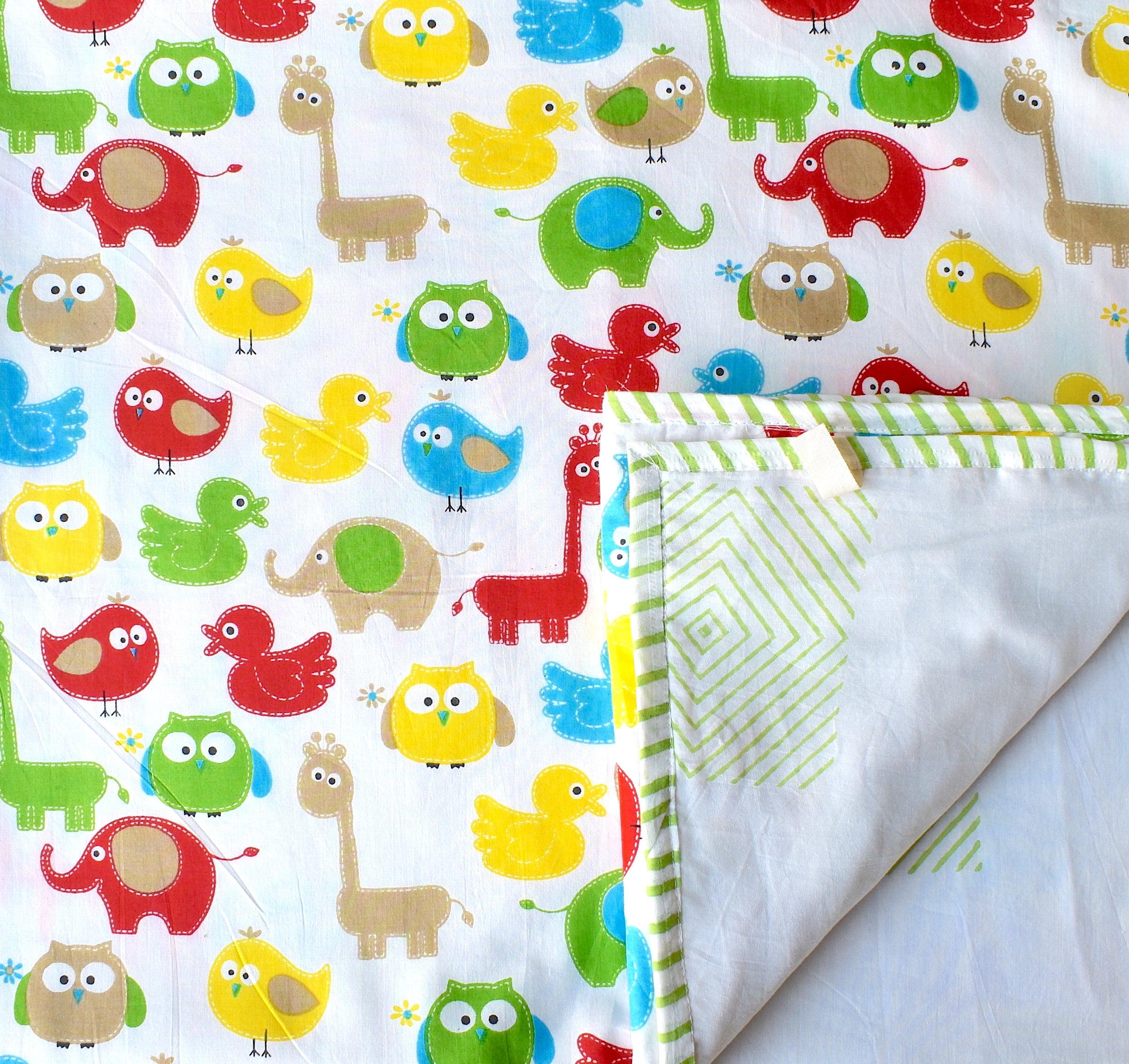 Little Zoo - Reversible Dohar - Totdot