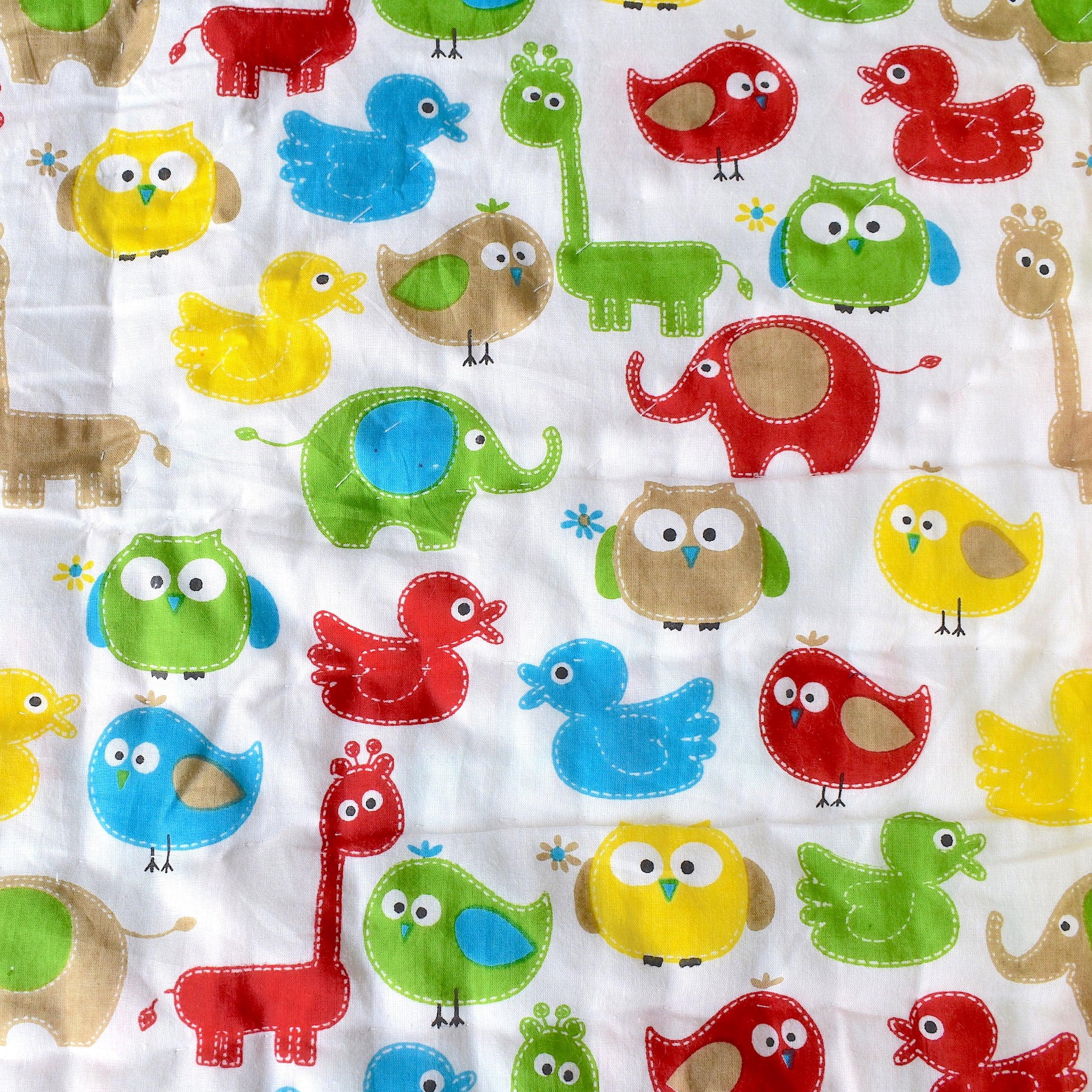 Little Zoo - Reversible Quilt - Totdot