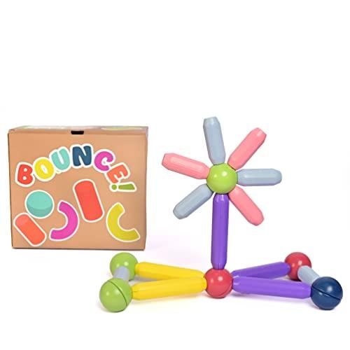 Magbox - Magnetic Toys | Set of 30 pcs | Magnetic Sticks & Balls Toy Set I Building Blocks I Children Educational Toy I Imagination and Creativity (1 Years +) - Totdot