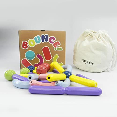 Magbox - Magnetic Toys | Set of 50 pcs | Magnetic Sticks & Balls Toy Set I Building Blocks I Children Educational Toy I Imagination and Creativity (1 Years +) - Totdot
