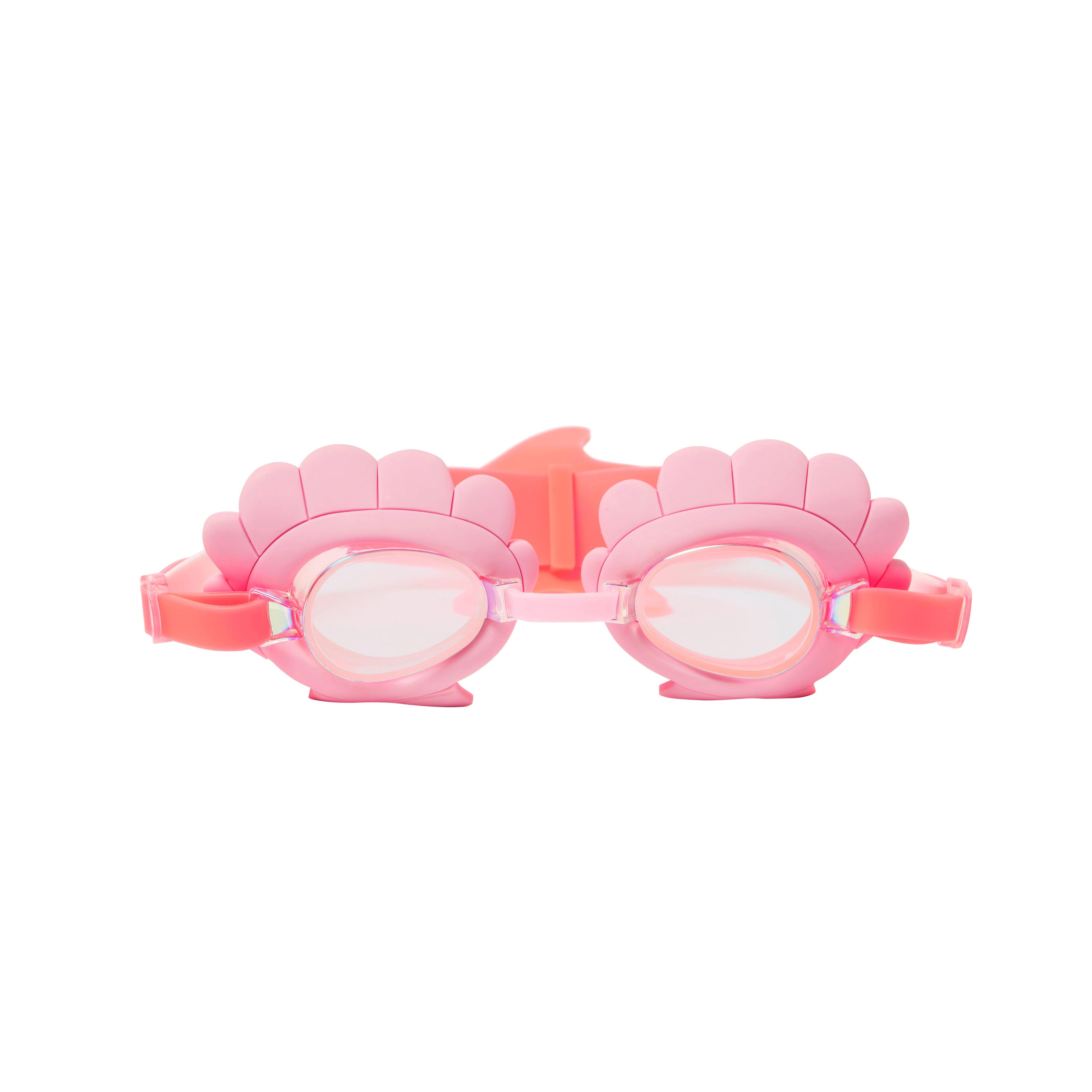 Melody the Mermaid Mini Swim Goggles Neon Strawberry - Totdot